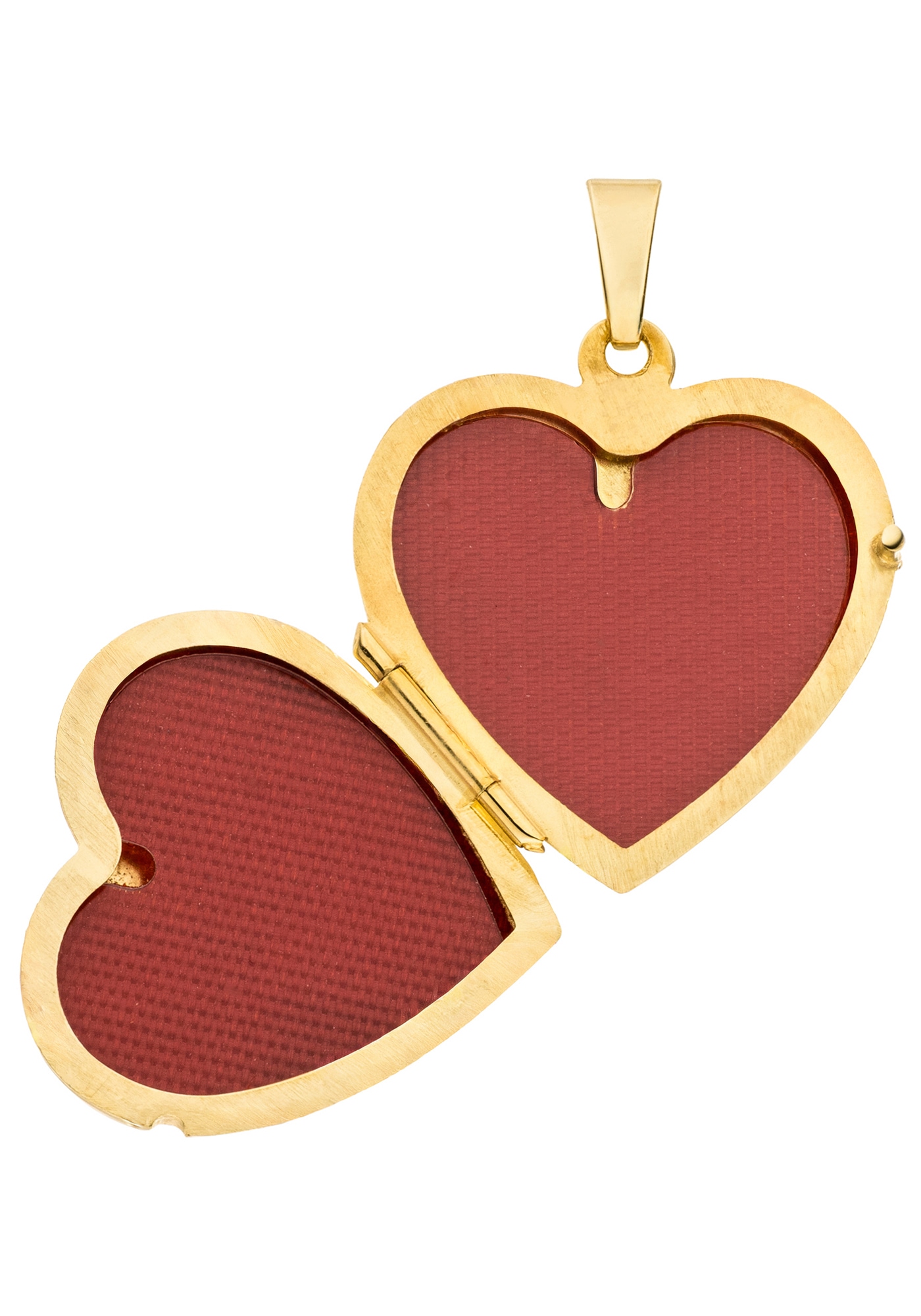 JOBO Medallionanhänger »Anhänger Medaillon Herz Ich liebe Dich 19 mm«  8 Karat 333 Gold