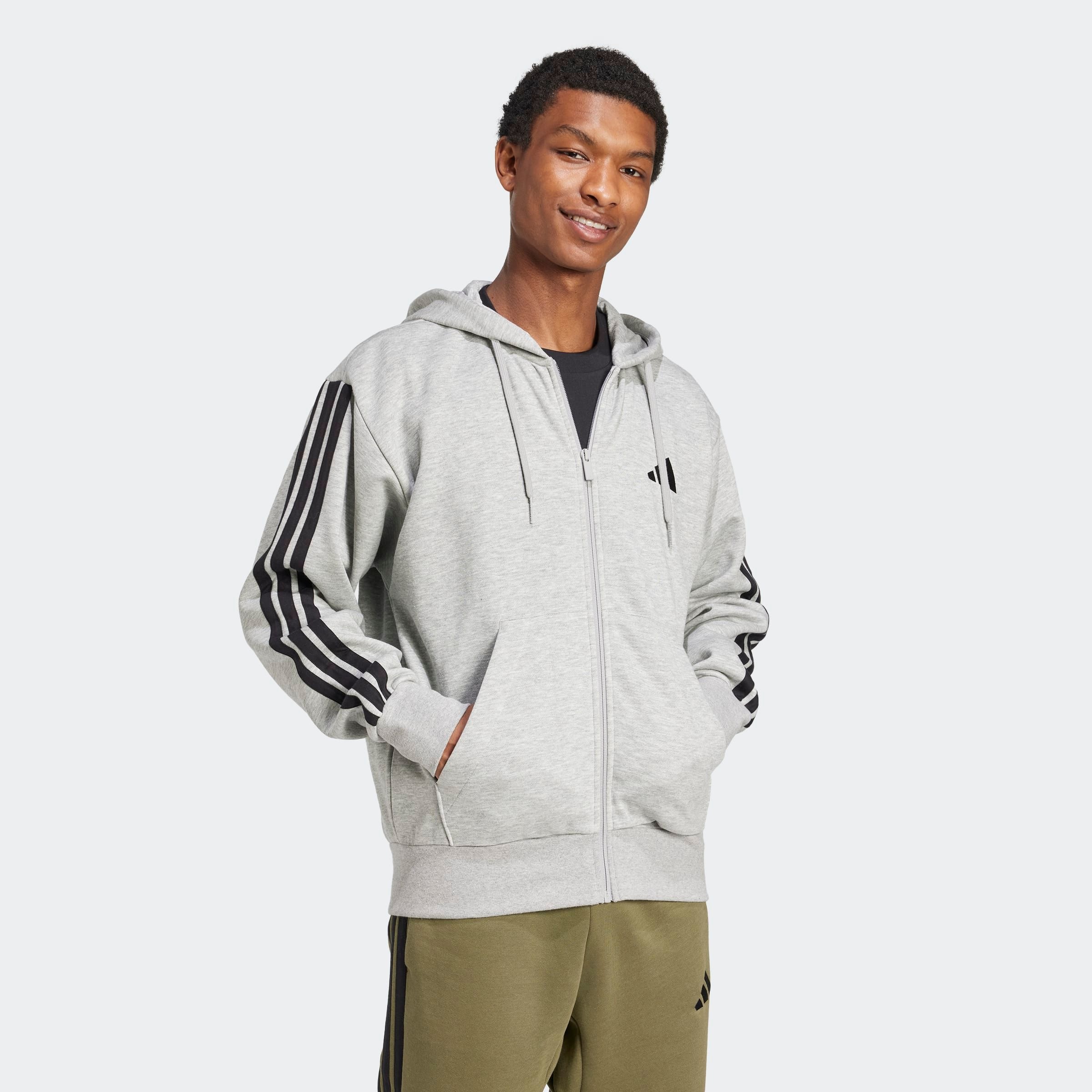 adidas Sportswear Sweatjacke "M 3S FL FZ HD" 1 für Laufen und Sportmode, mi günstig online kaufen