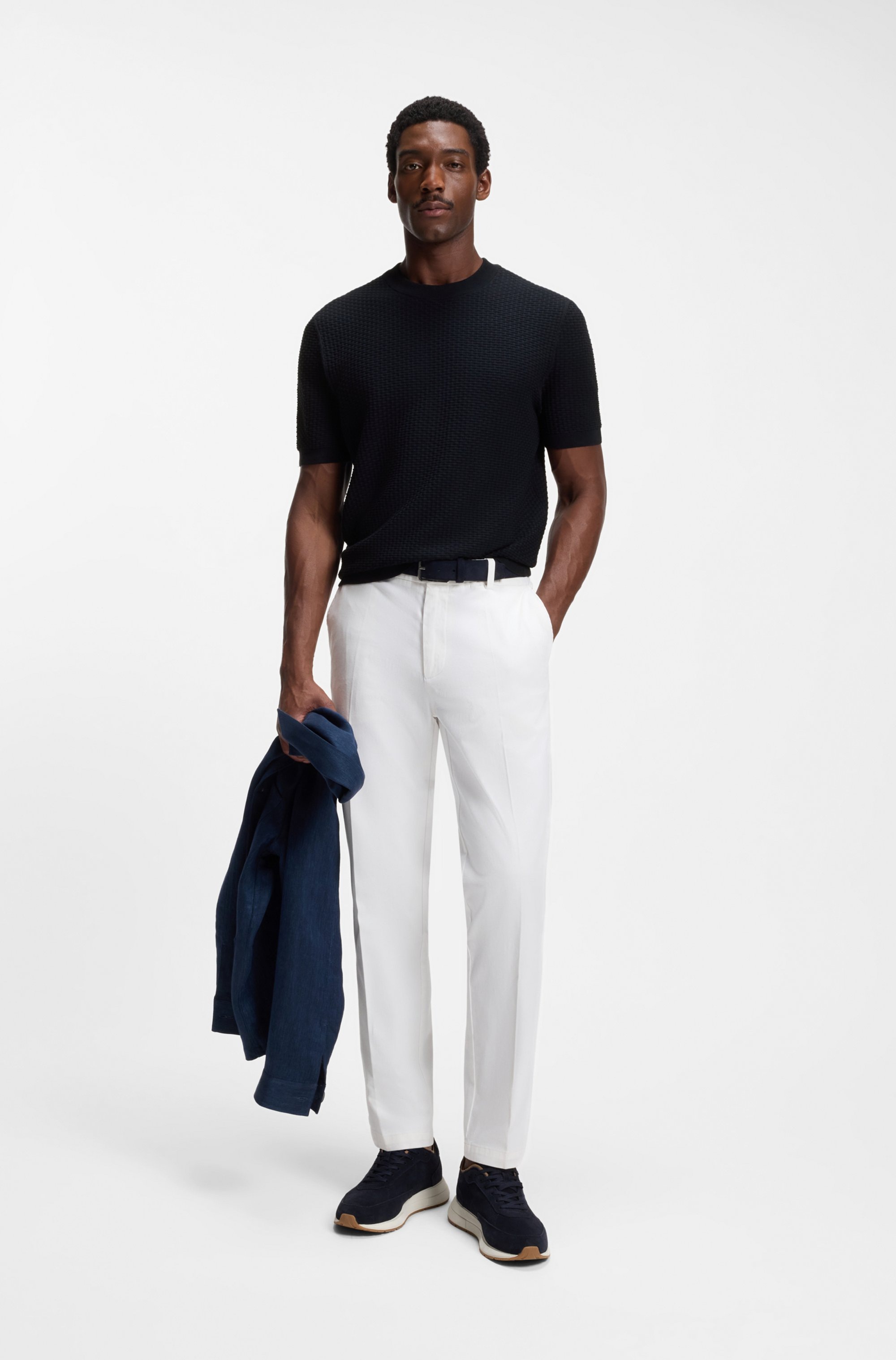 Thumbnail - BOSS Kurzarmpullover "Nilton"