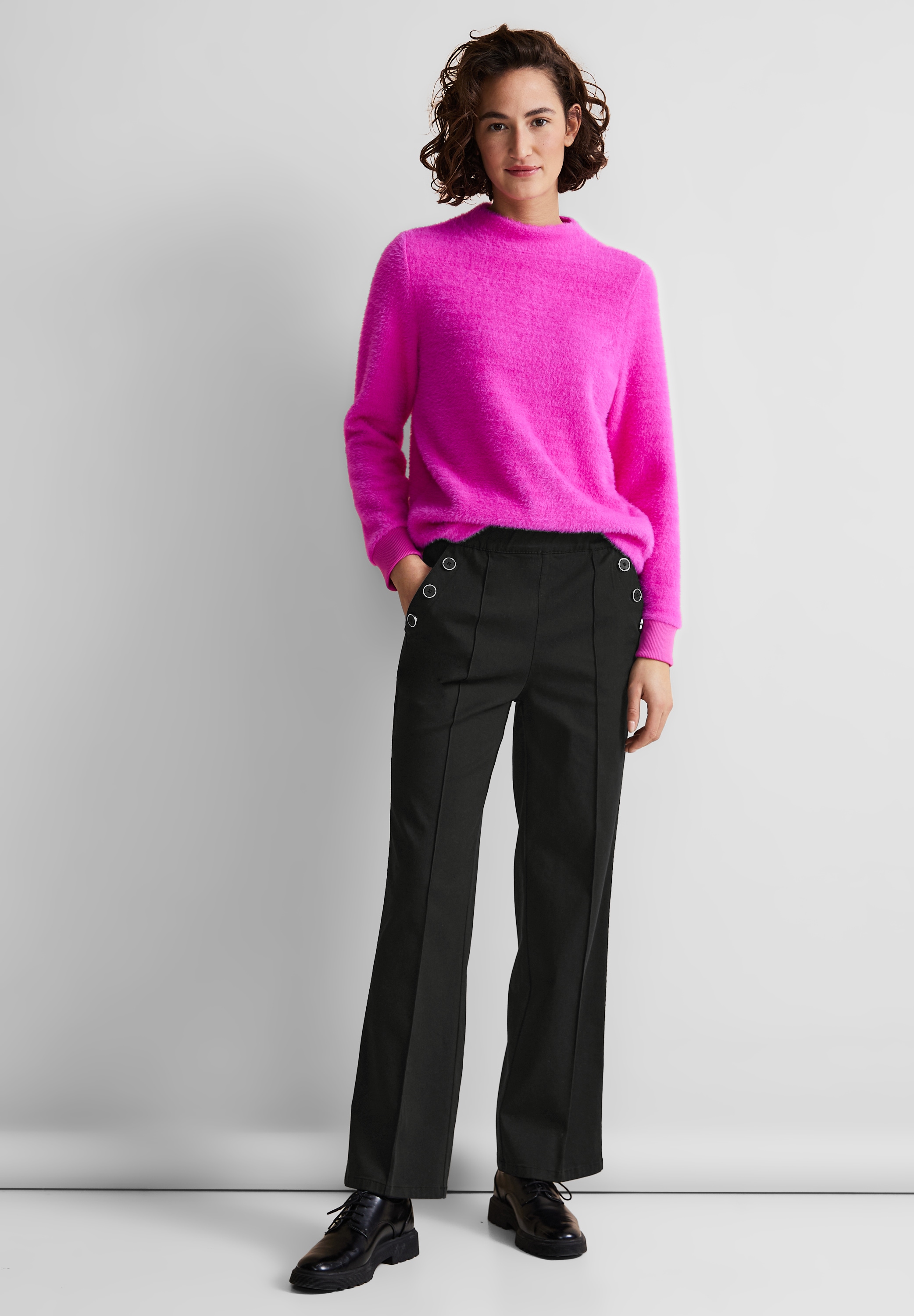 STREET ONE Marlene-Hose, High Waist