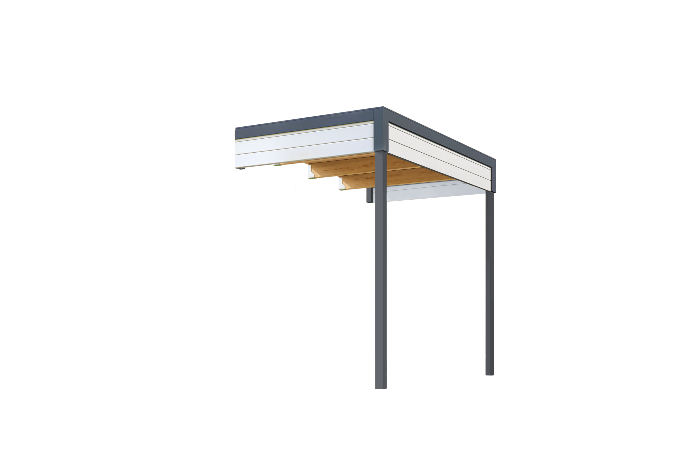 Nordic Holz Gartenhaus-Anbaudach "FELIX FYNN 2 ANBAU", Flachdach günstig online kaufen