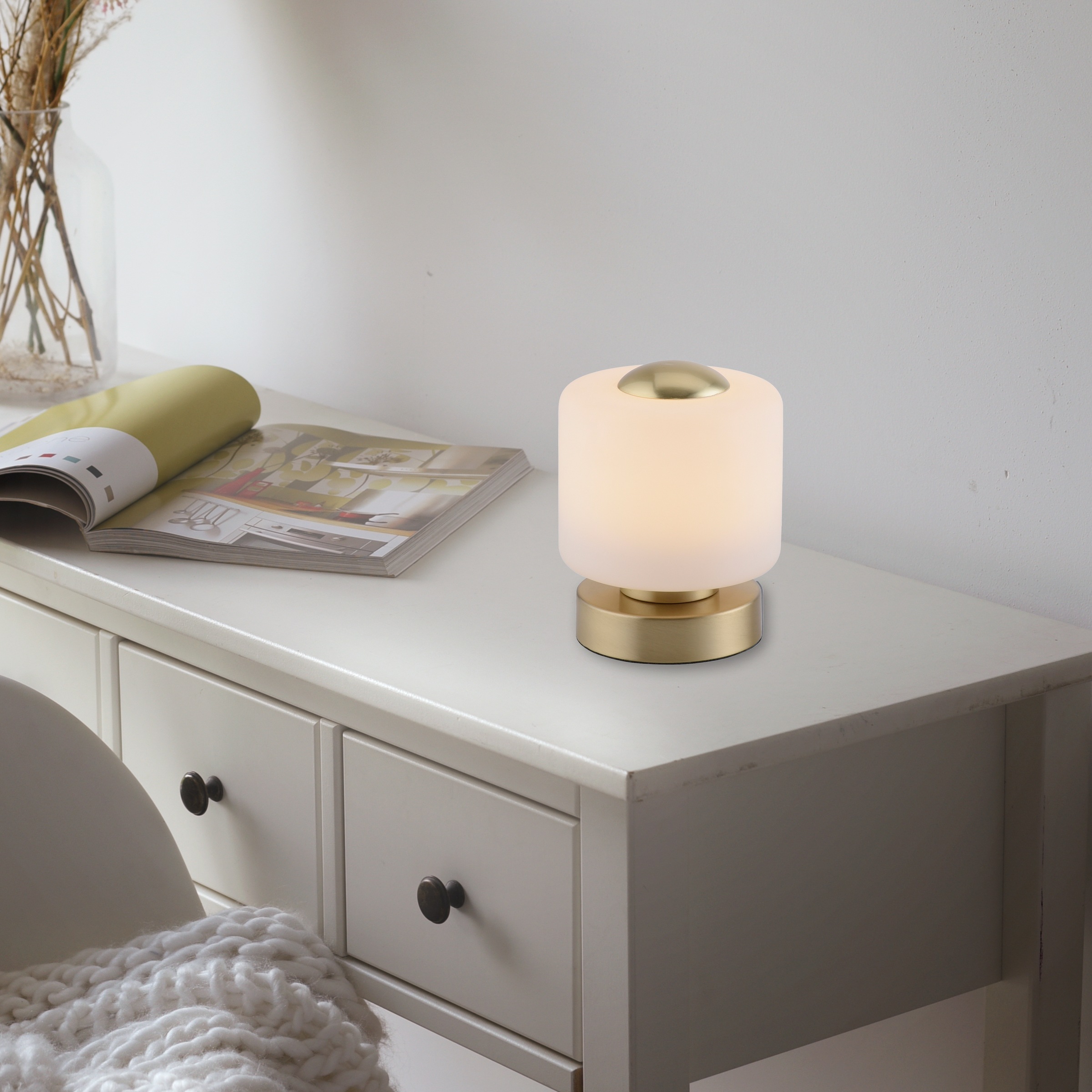 Paul Neuhaus Tischleuchte "BOTA", 1 flammig, Leuchtmittel LED-Board  LED fe günstig online kaufen