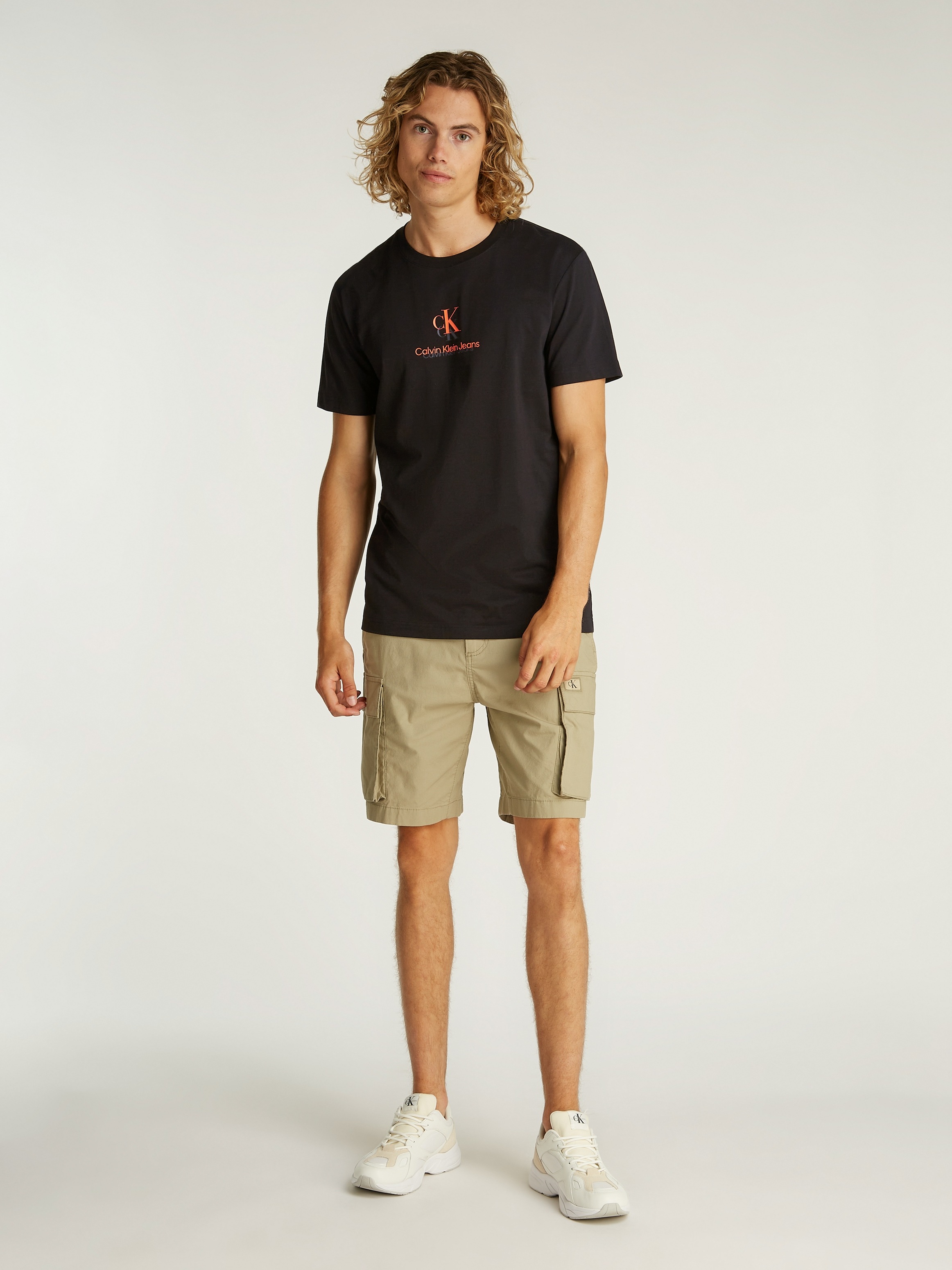 Thumbnail - Calvin Klein Jeans T-Shirt "SHADOW LOGO TEE" mit Logodruck