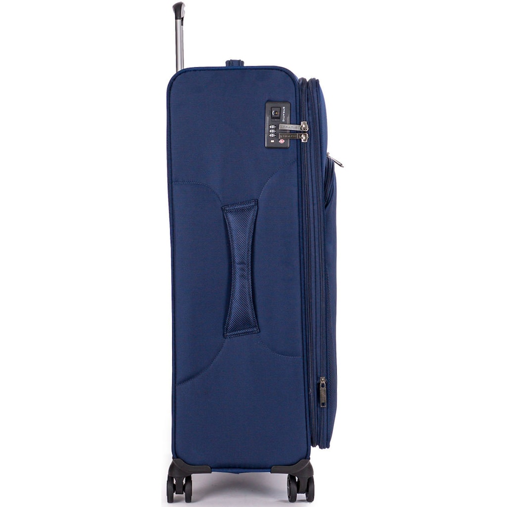 Stratic Weichgepäck-Trolley »Mix L, blue«, 4 Rollen