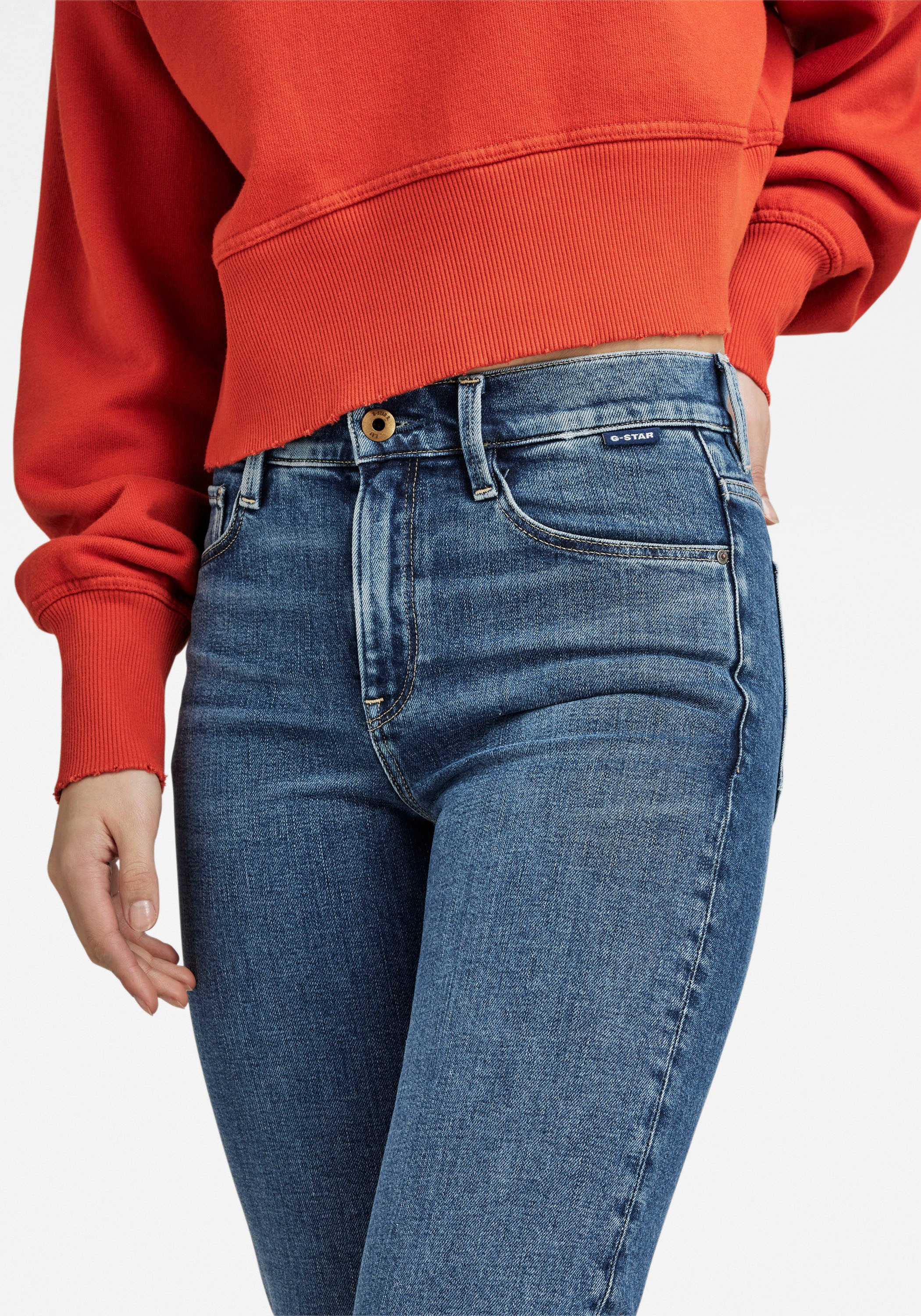 G-STAR Straight-Jeans »Strace Straight Wmn«
