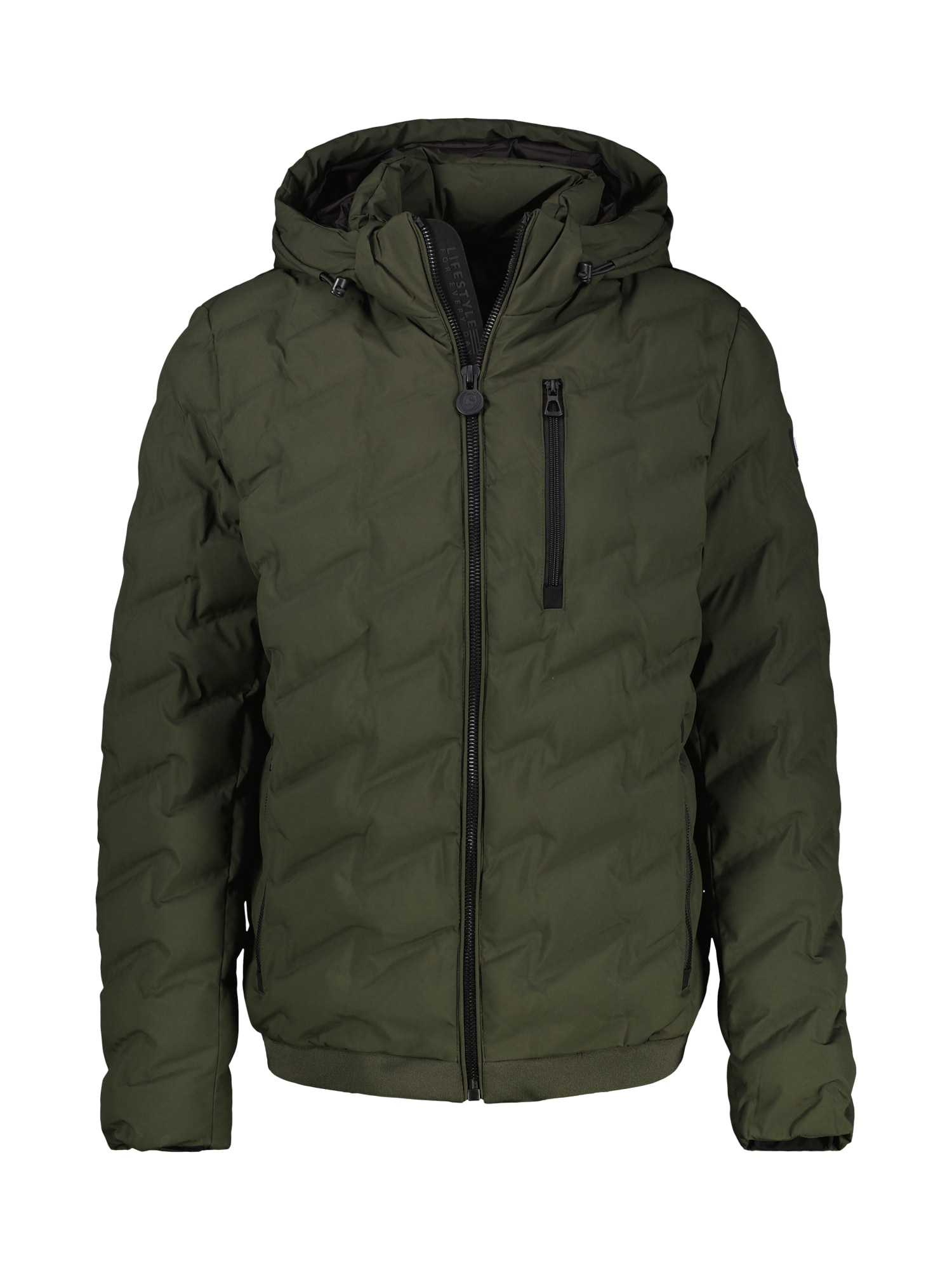 Outdoorjacke »LERROS Sportive Funktions-Steppjacke für Herren«, mit Kapuze,...