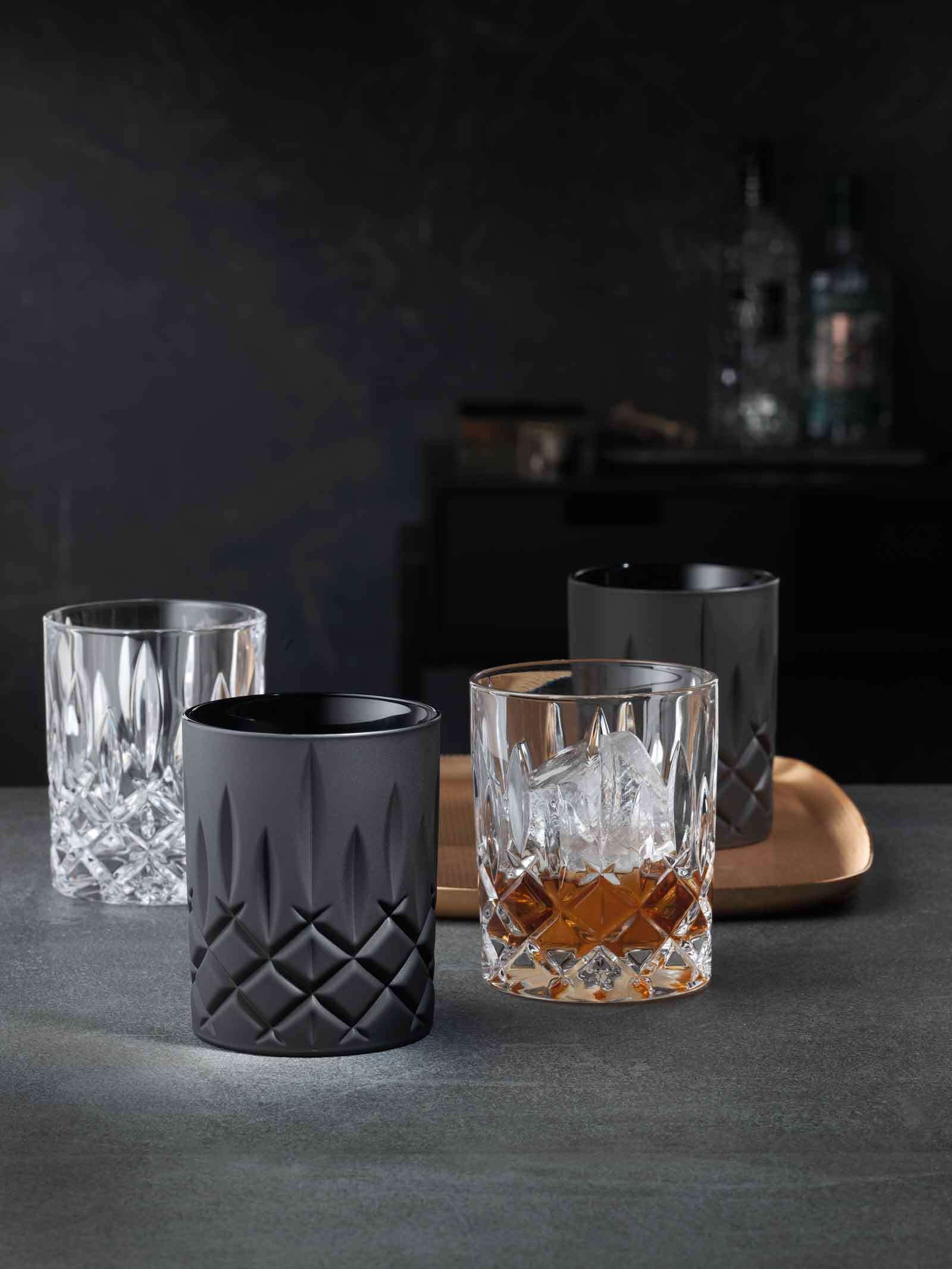 Nachtmann Whiskyglas »Whiskygläser Noblesse Black Edition 295 ml 2er Set schwarz«