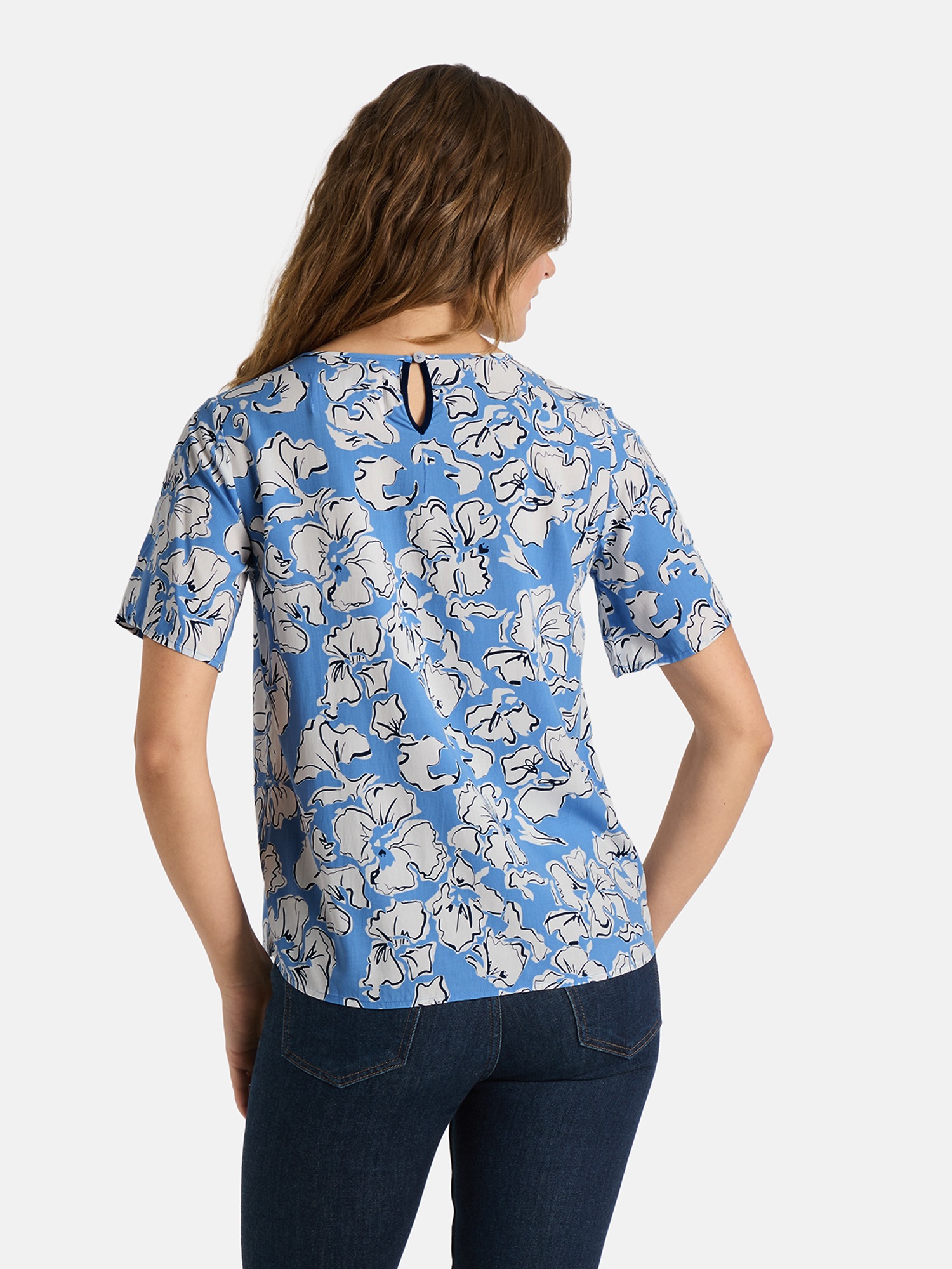 Lieblingsstück Shirtbluse "ReneeL" mit Allover-Print, Rundhalsform günstig online kaufen
