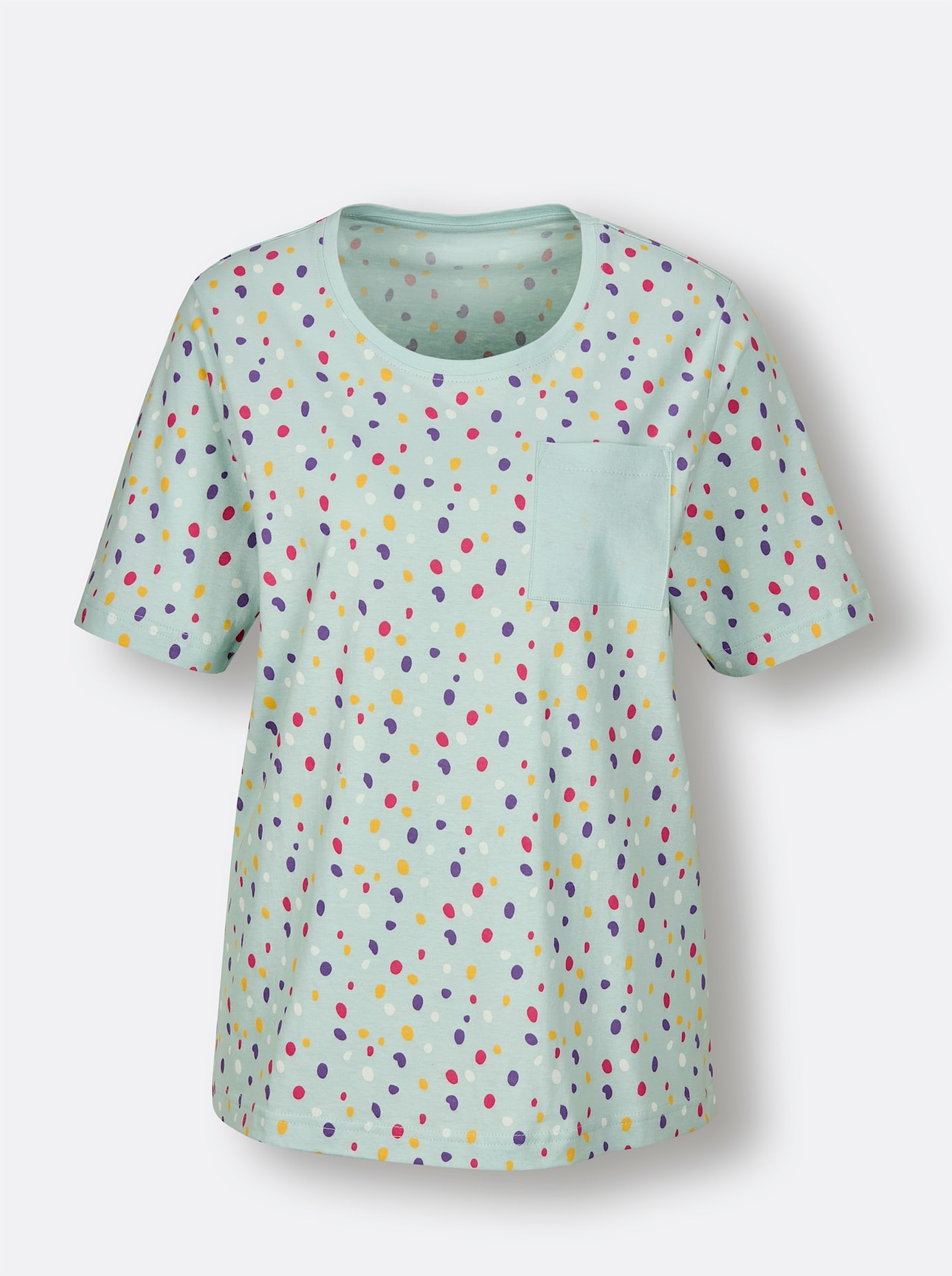 wäschepur Kurzarmshirt »Schlafanzug-Shirt«, (1 tlg.)