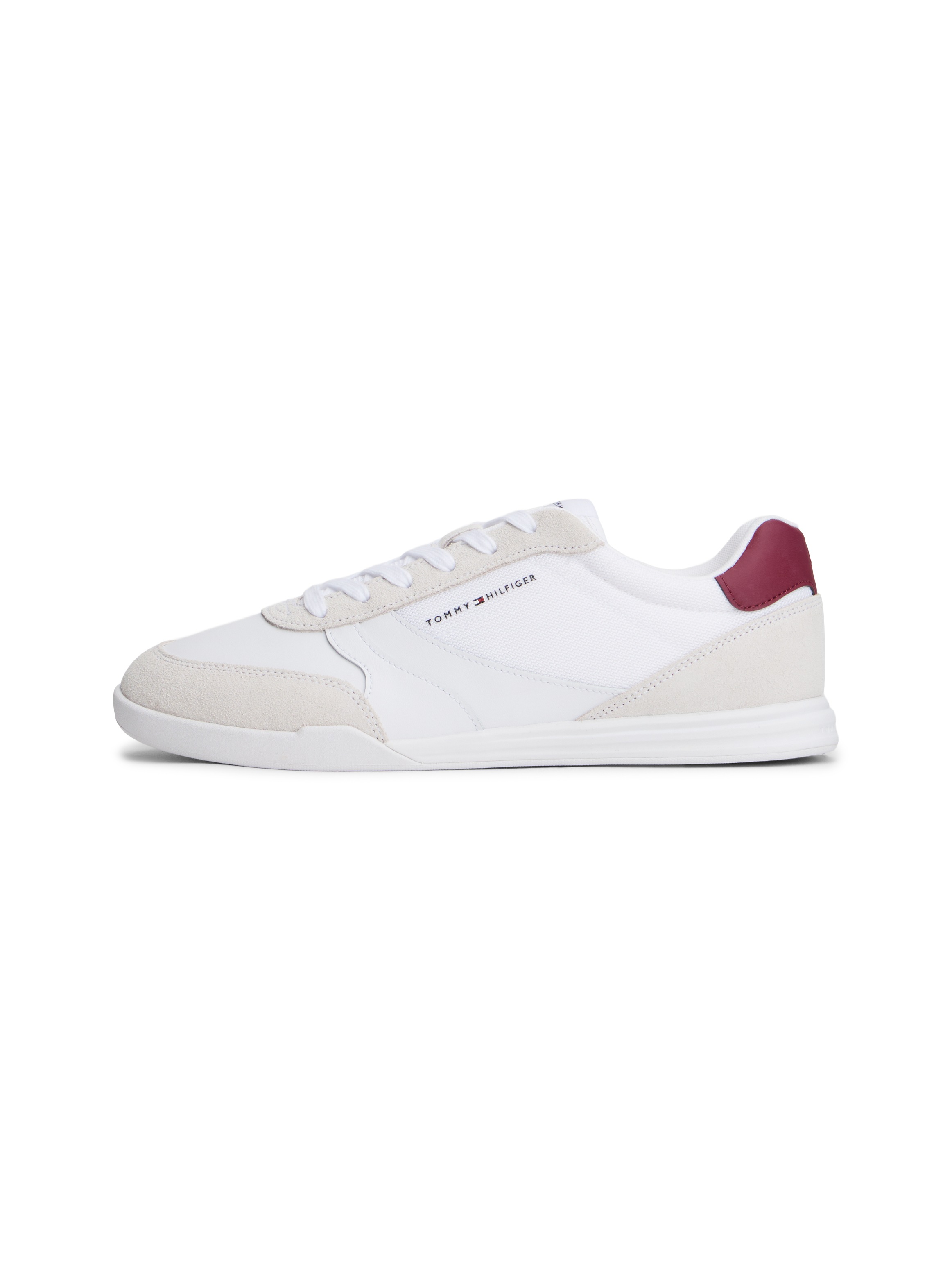Tommy Hilfiger Sneaker »LOPRO CUP MIX«  , Freizeitschuh, Halbschuh, Schnürschuh, Kontrastbesatz an der Ferse