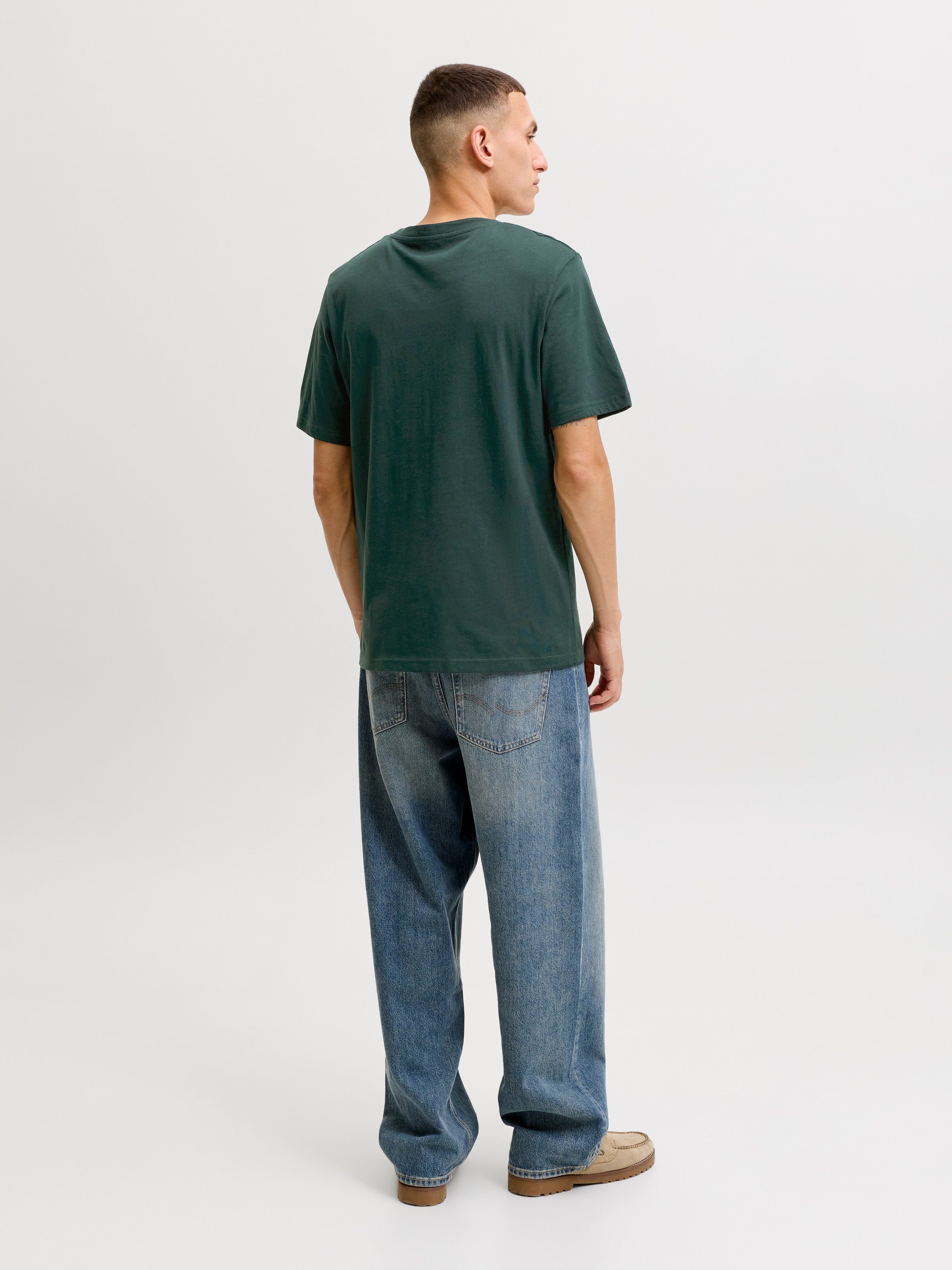 Jack & Jones T-Shirt »JJAERO TEE SS CREW NECK« Baumwolle, regular fit