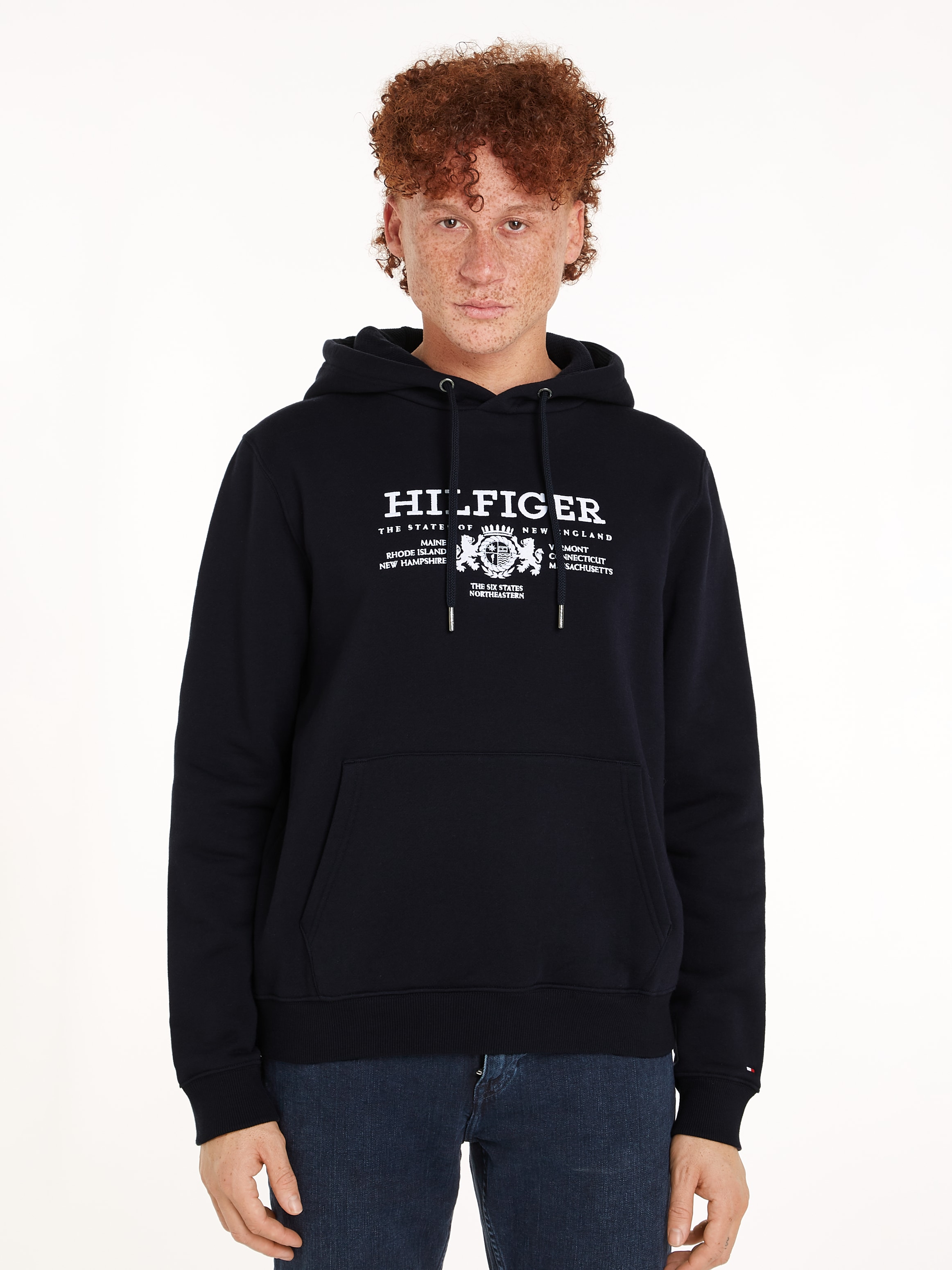 Tommy Hilfiger Hoodie HILFIGER CREST EMRBO HOODY günstig online kaufen