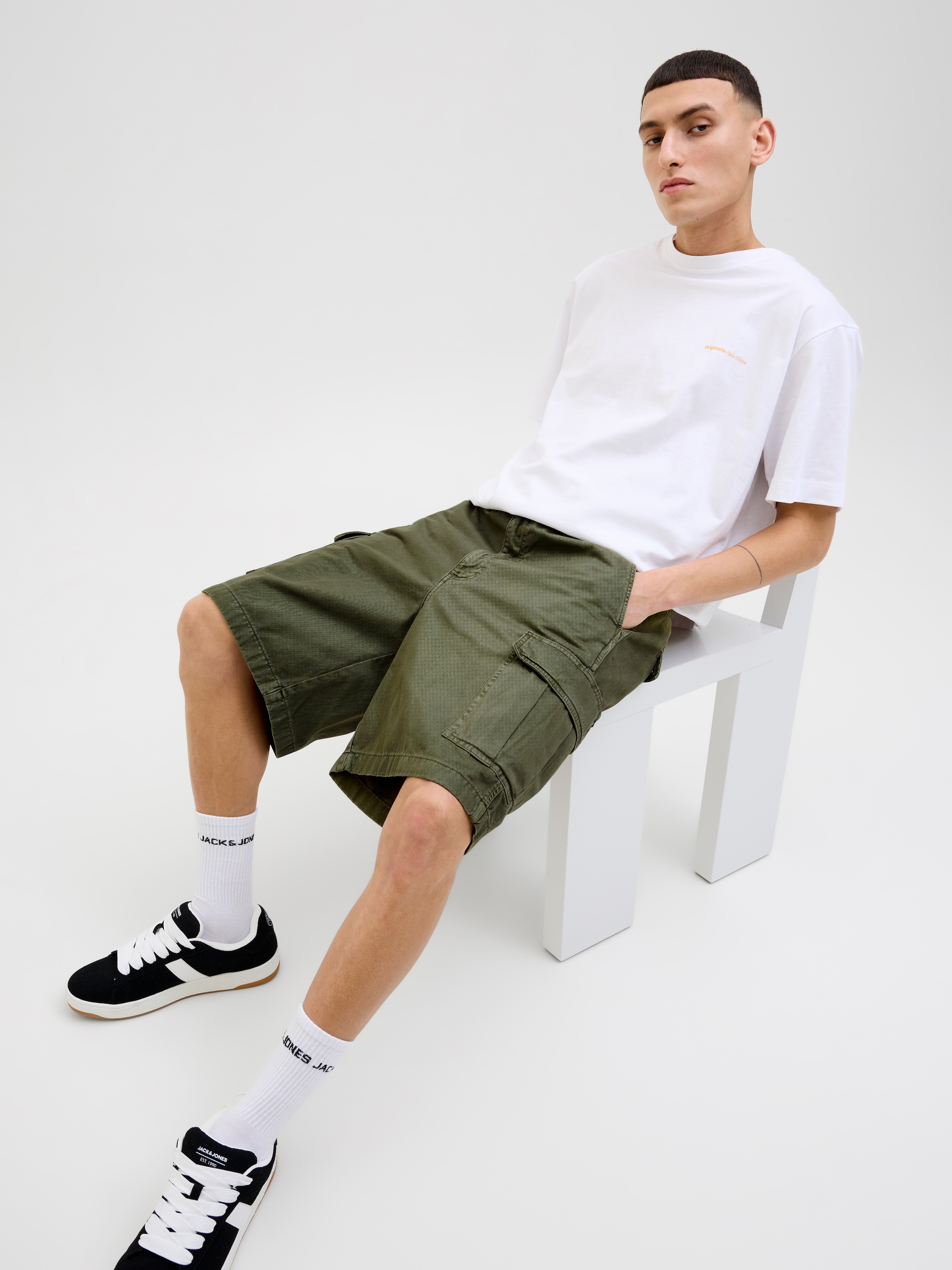 Jack & Jones Cargohose »JPSTKARL AVERY CARGO SHORTS LNG«