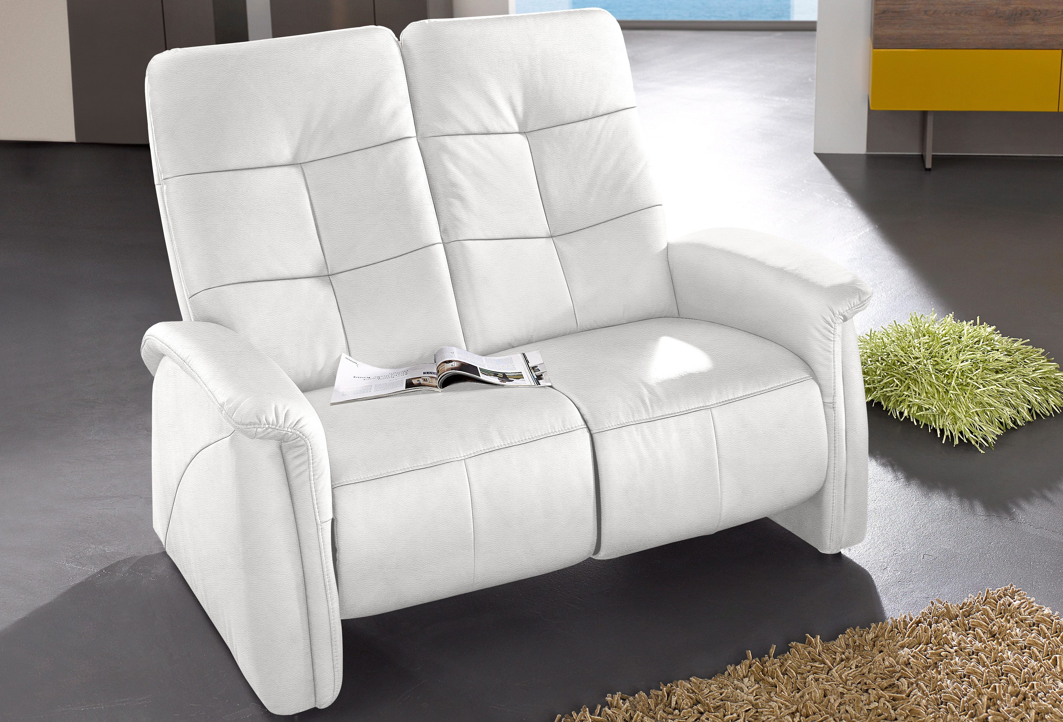 exxpo - sofa fashion 1100000002199 "Tivoli, Kinosofa, bequem und komfortabel durch die Relaxfunktion" (2-sitzig), schmale Armlehnen, hohe Rückenlehne