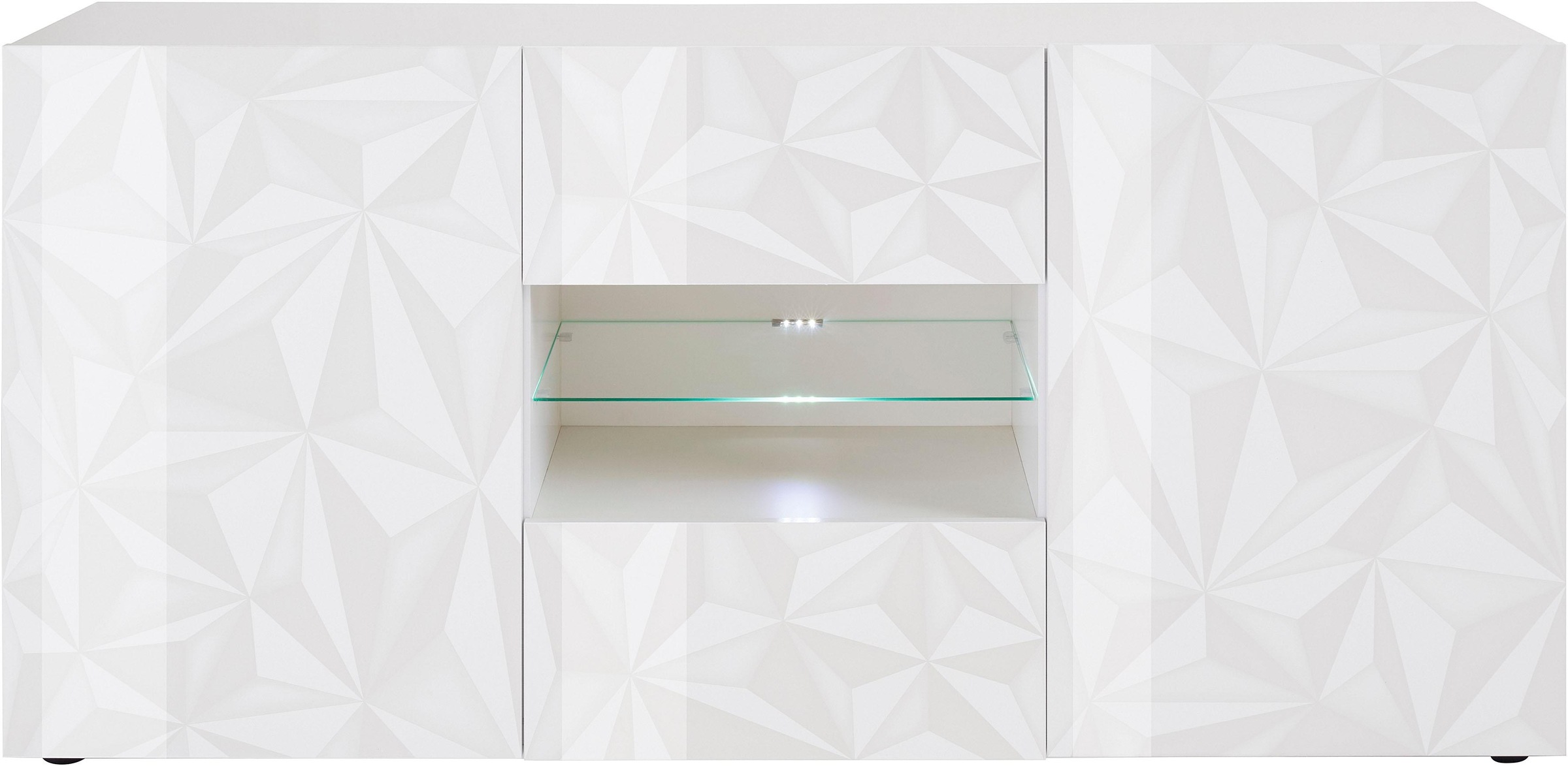 INOSIGN Sideboard "Prisma Breite 181, Kommode 2 Türen, 2 Schubkästen, Anric günstig online kaufen