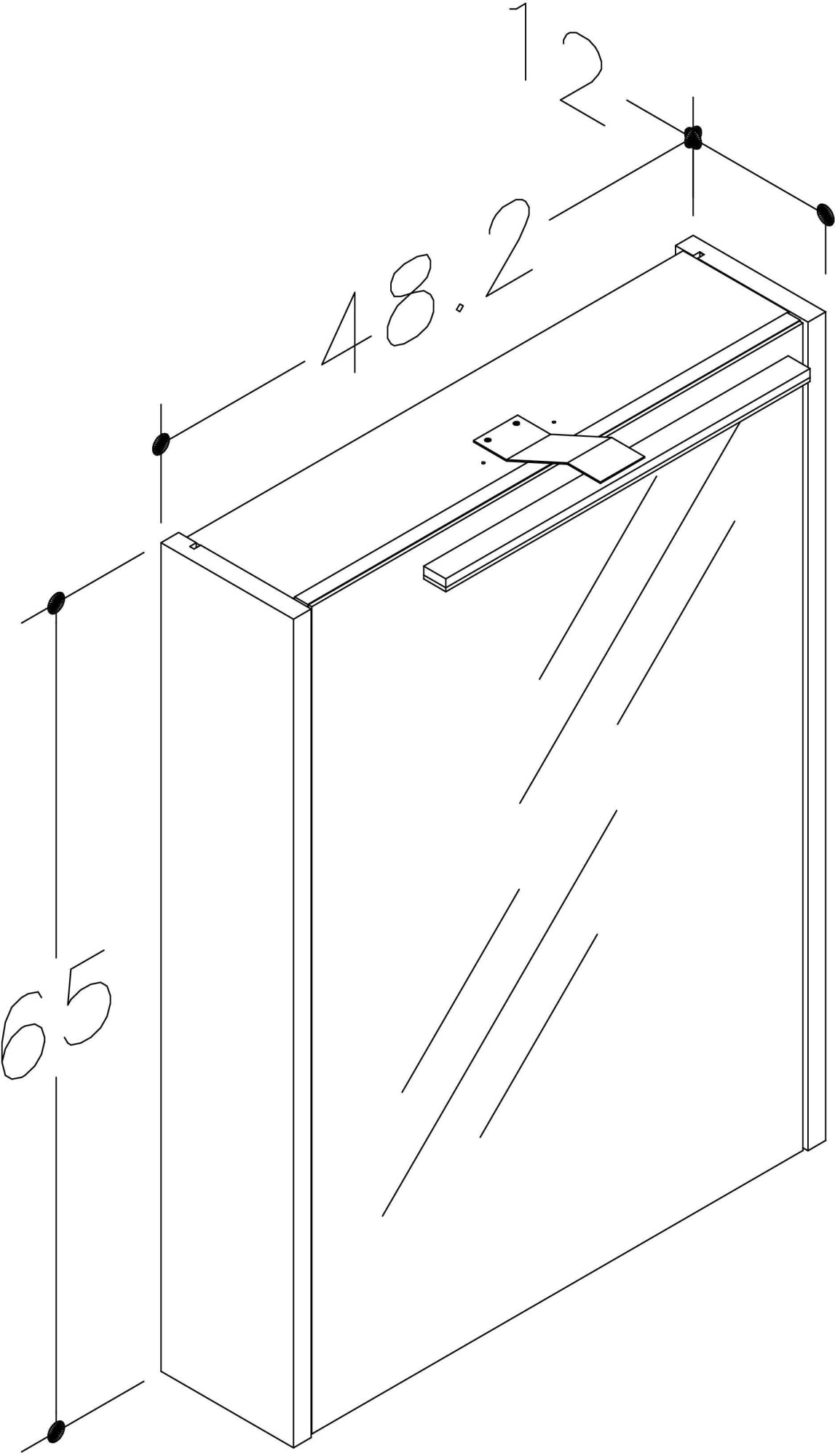 welltime Spiegelschrank »Scandic«, verspiegelt, mit Soft-Close-Funktion, verschiedene Breiten, FSC®