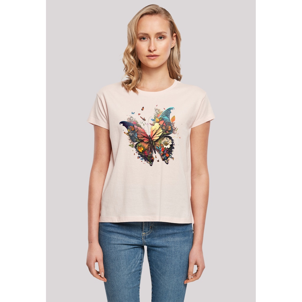 F4NT4STIC T-Shirt »Schmetterling Magic«