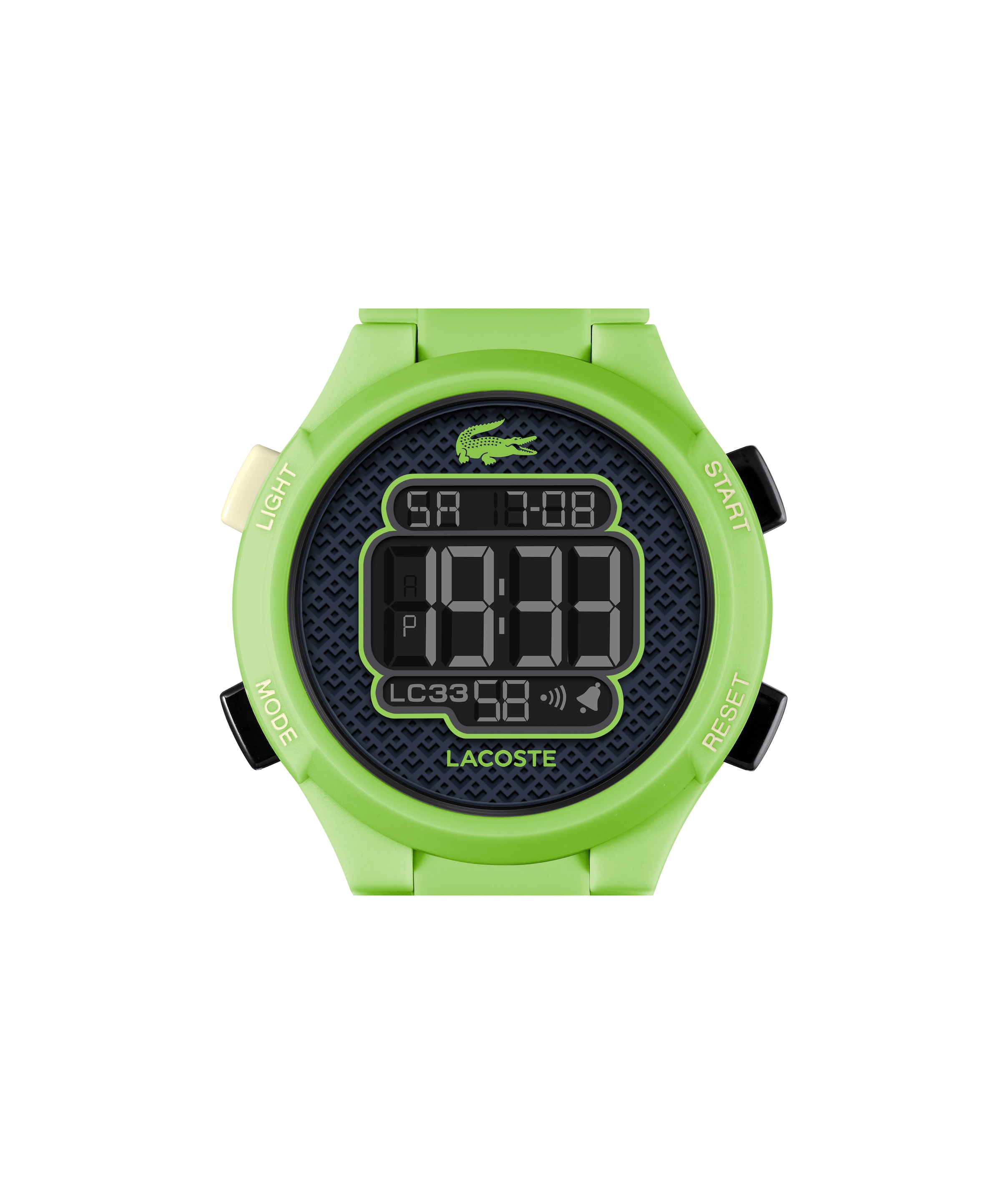 Lacoste Chronograph »LC33 Kids« Quarzuhr, Armbanduhr, Silikonarmband, digital, Stoppfunktion