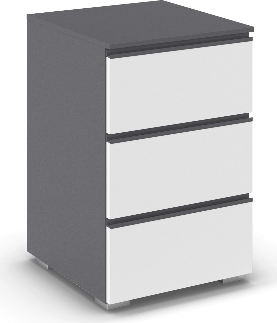 rauch Nachtkommode »Nachttisch Nachtkonsole Nachtschrank MAINZ« Breite 40 cm,  drei praktische und geräumige Schubladen MADE IN GERMANY