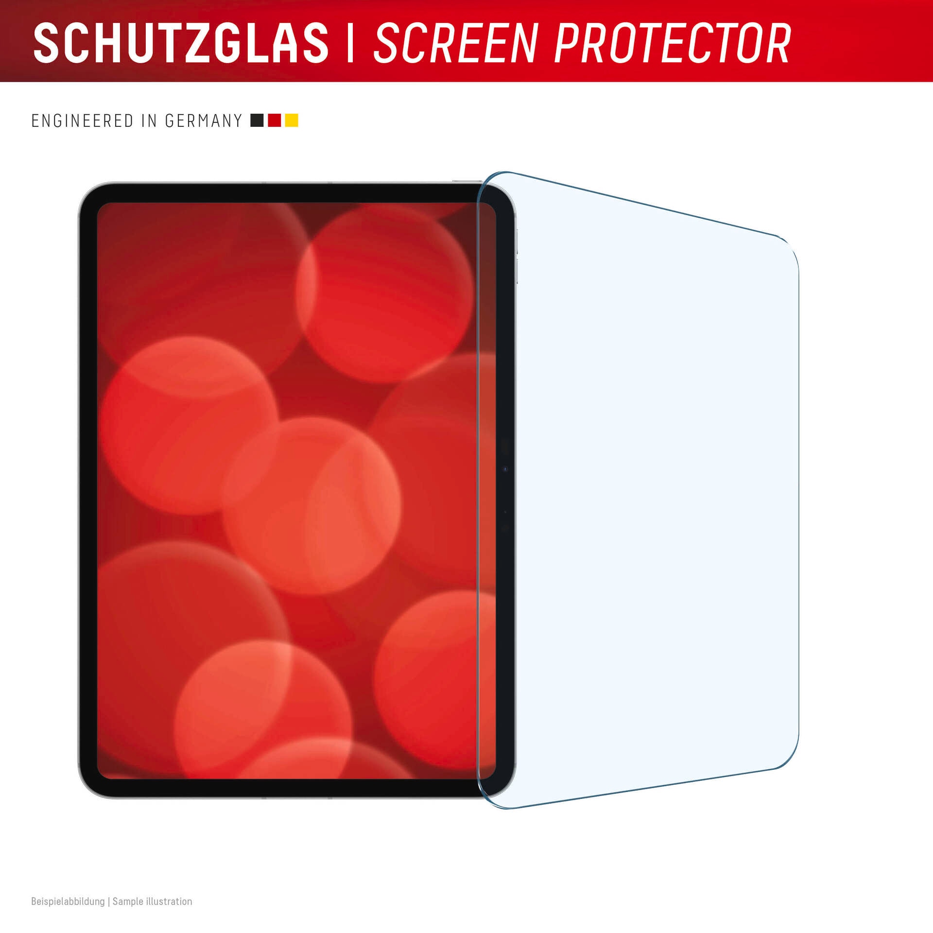 Displex Displayschutzglas »Tablet Real Glass« für Apple iPad Pro 11'' (2025) Displayschutzfolie, Schutzfolie, Bildschirmschutz, kratz- & stoßfest