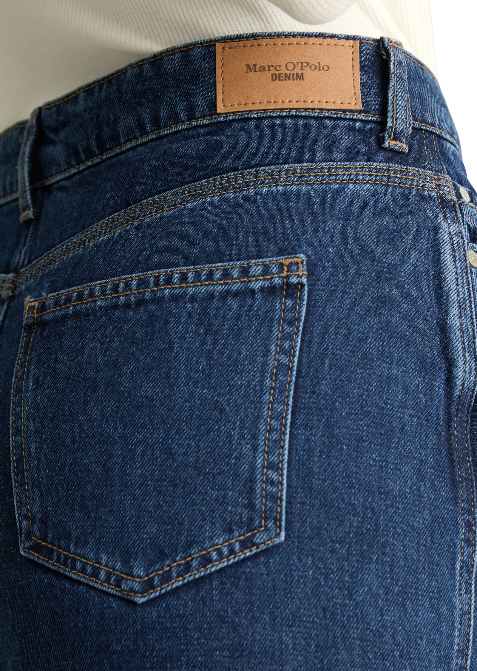 Marc O'Polo DENIM Jeansrock »aus Rigid Denim ohne Elasthan«