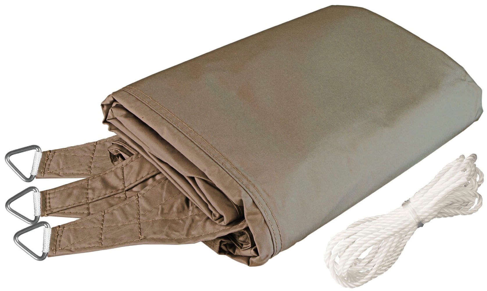 Windhager Sonnensegel »Cannes Dreieck«, 5x5x5m, taupe