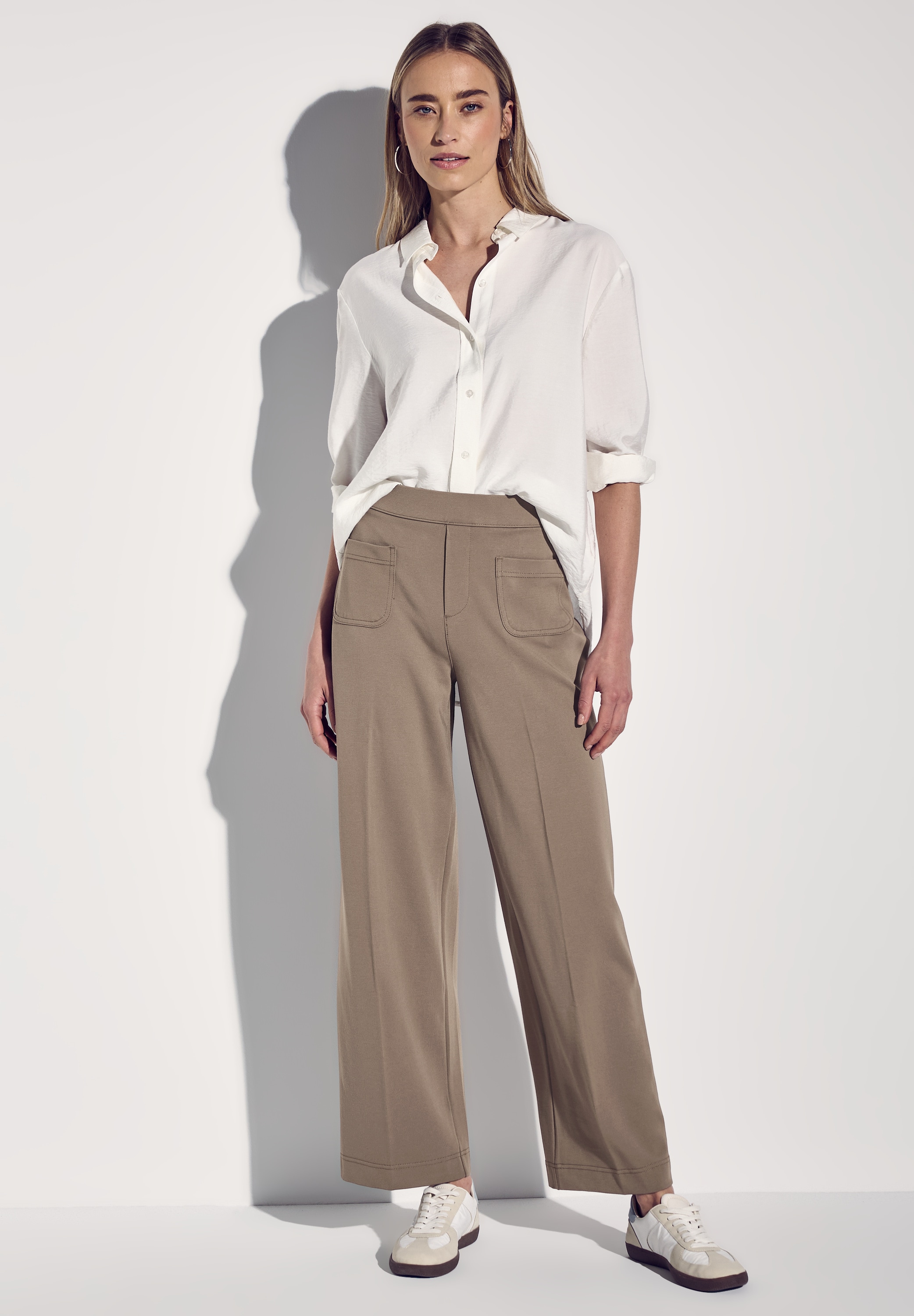 STREET ONE Stoffhose, High Waist