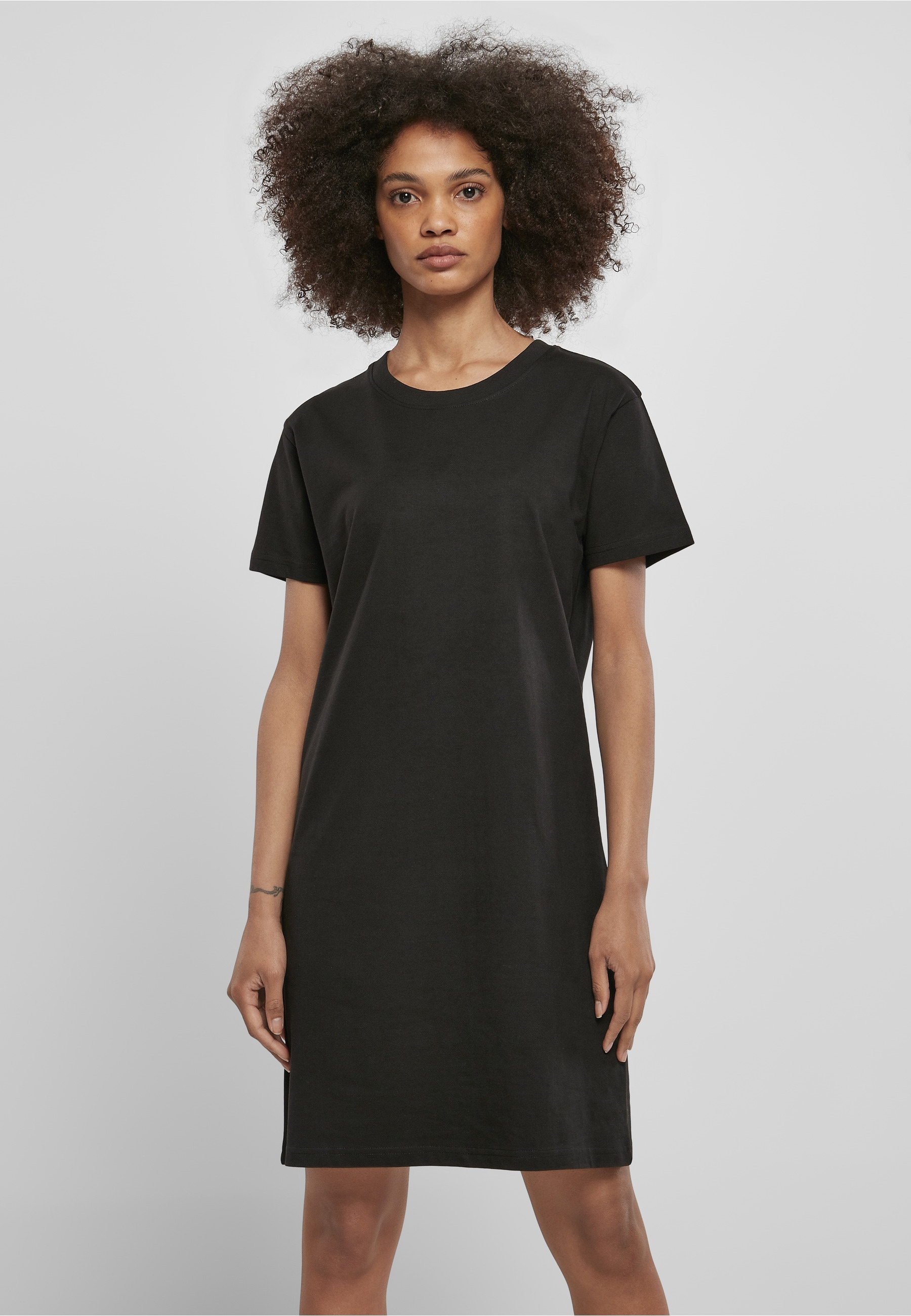 URBAN CLASSICS A-Linien-Kleid »Urban Classics Damen Ladies Recycled Cotton Boxy Tee Dress« 1 Stk. tlg.