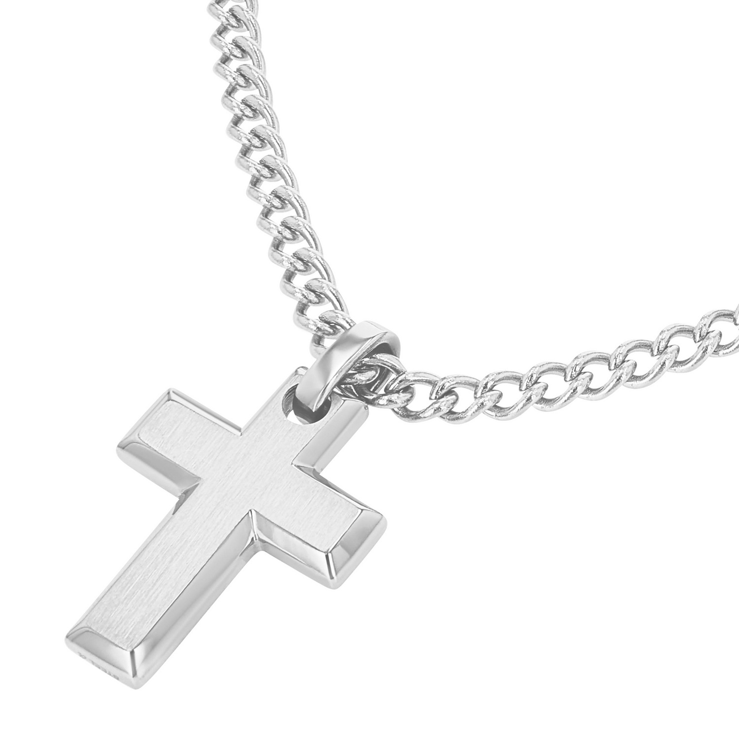 TOM TAILOR Kette mit Anhänger »Schmuck Geschenk Edelstahl Kreuz«