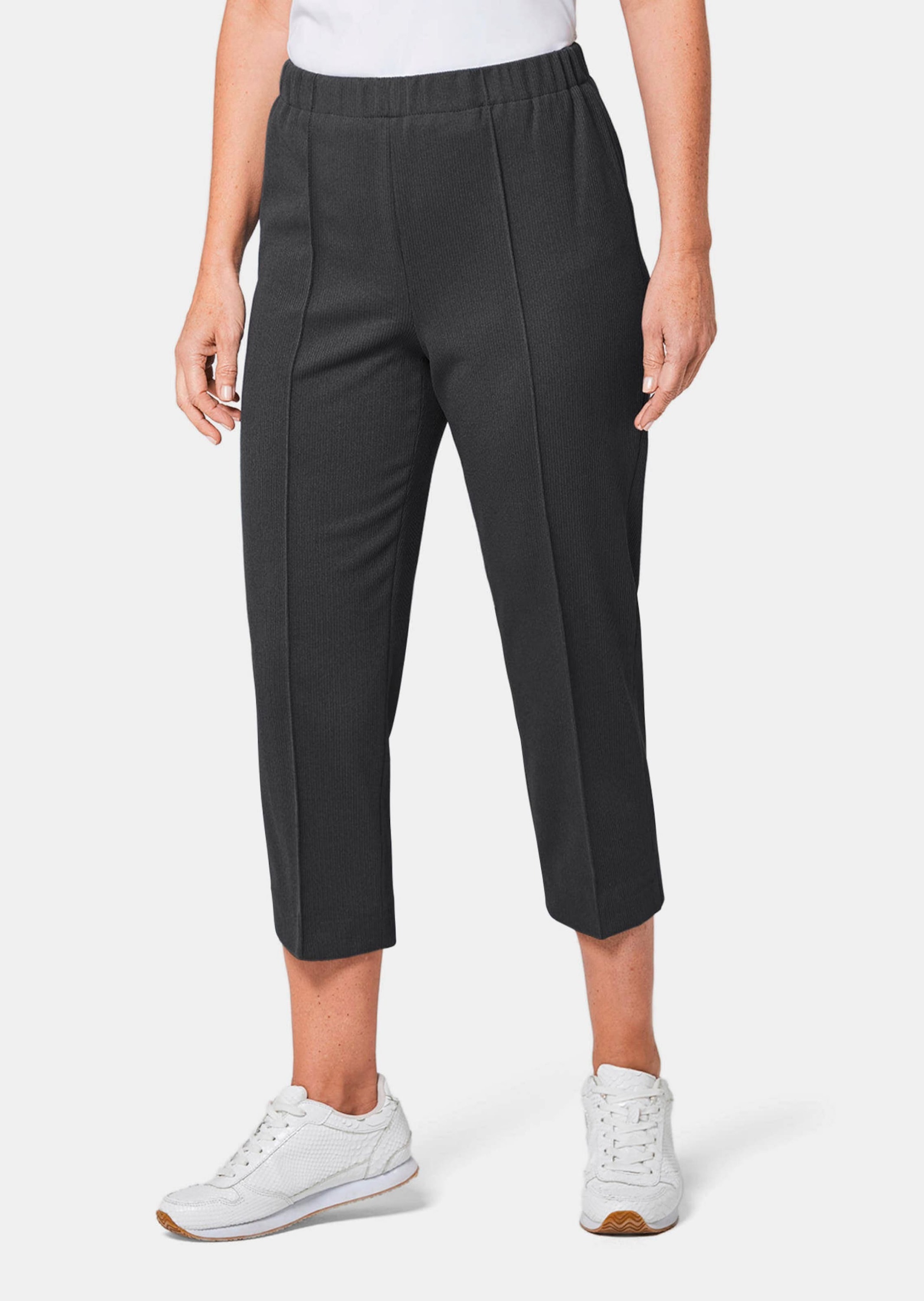 GOLDNER Caprihose "Trageangenehme 7/8-Rippenhose" günstig online kaufen