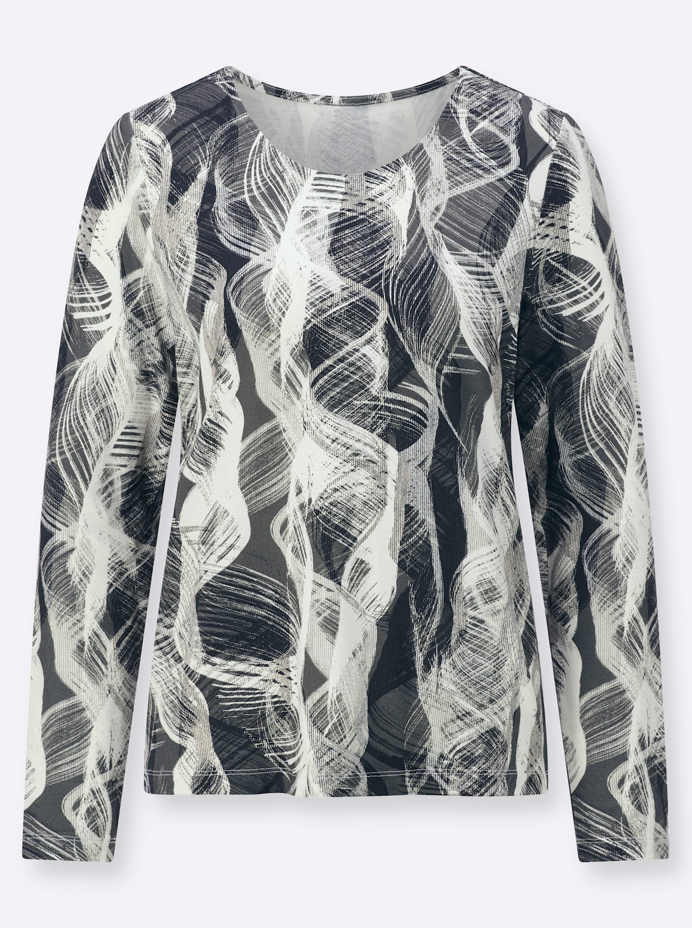 Thumbnail - Classic Langarmshirt "Rundhals-Shirt", (1 tlg.)
