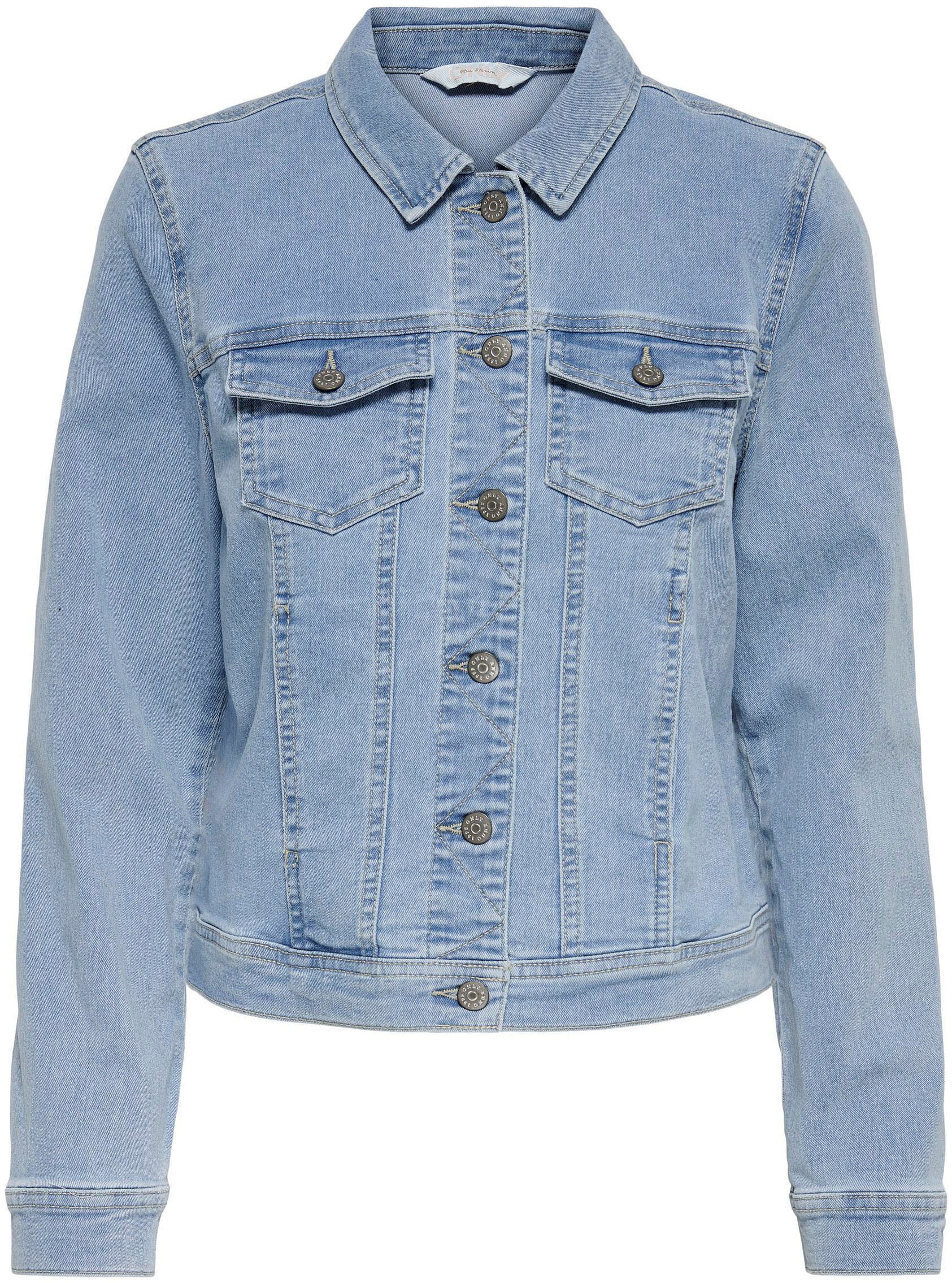 ONLY Jeansjacke "ONLWONDER – Jeansjacke mit Teilungsnähten und Stretch", se günstig online kaufen