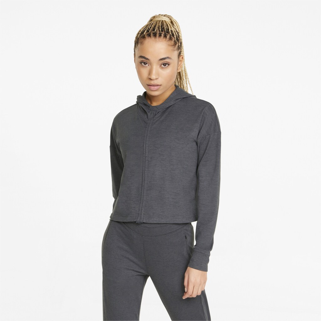 Damenmode Pullover PUMA Trainingspullover »CLOUDSPUN Pullover Damen Trainings-Hoodie Regular« schwarz Damenmode Pullover PUMA Trainingspullover »CLOUDSPUN Pullover Damen Trainings-Hoodie Regular« schwarz