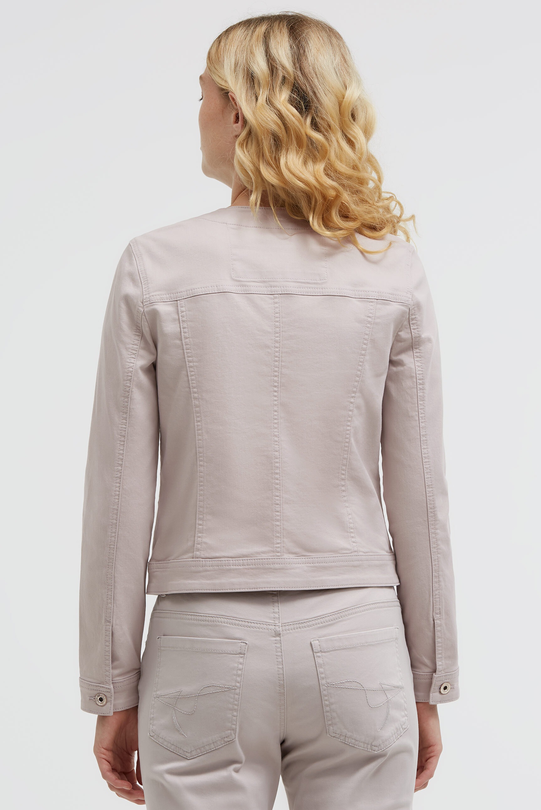 SOCCX Jeansjacke ohne Kapuze mit Brusttaschen