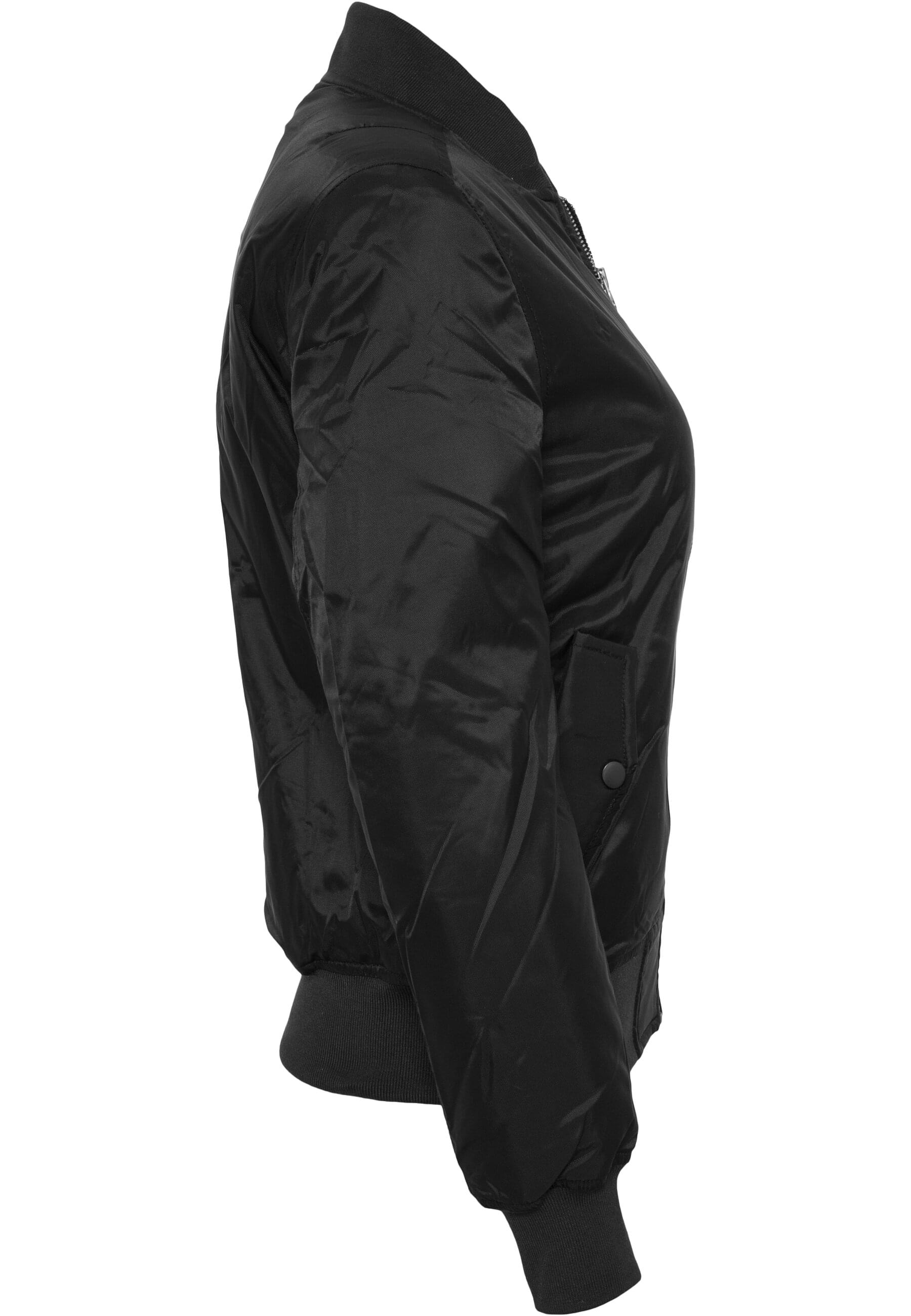 URBAN CLASSICS Allwetterjacke »Urban Classics Damen Ladies Basic Bomber Jacket«, (1 St.), ohne Kapuze