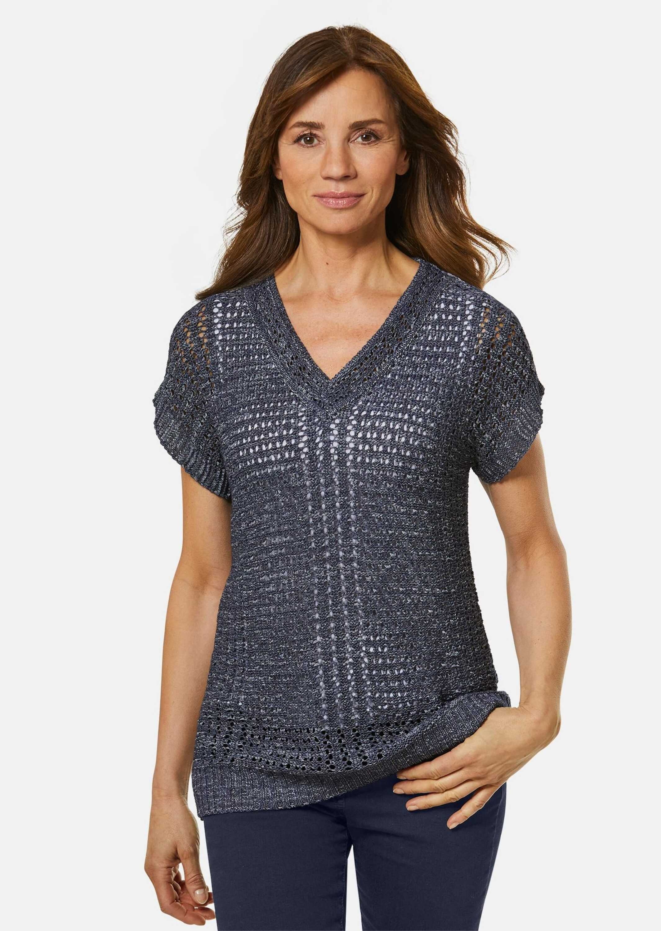 GOLDNER Strickpullover »Kurzgröße Pullover«
