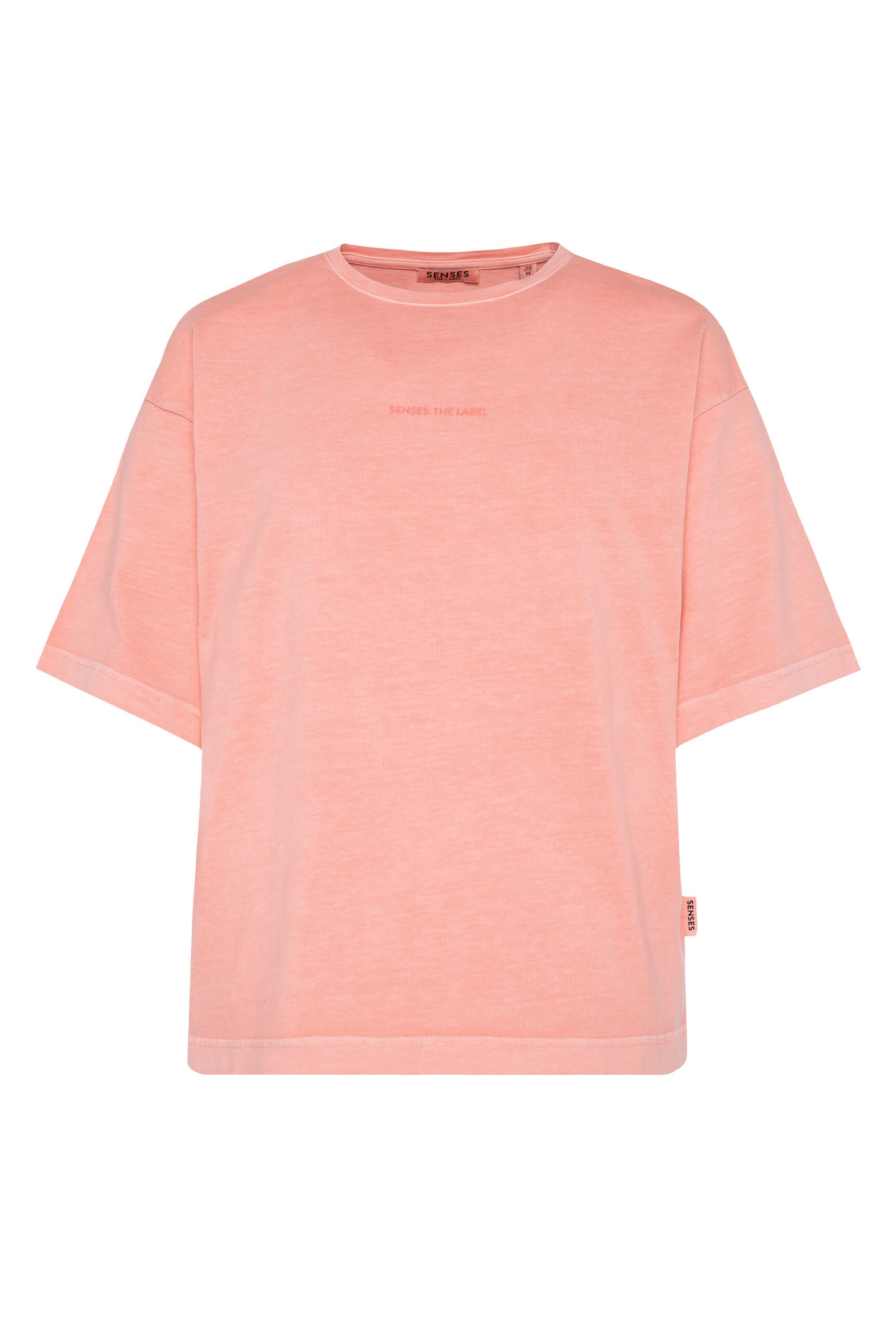 SENSES.THE LABEL Rundhalsshirt aus Baumwolle günstig online kaufen