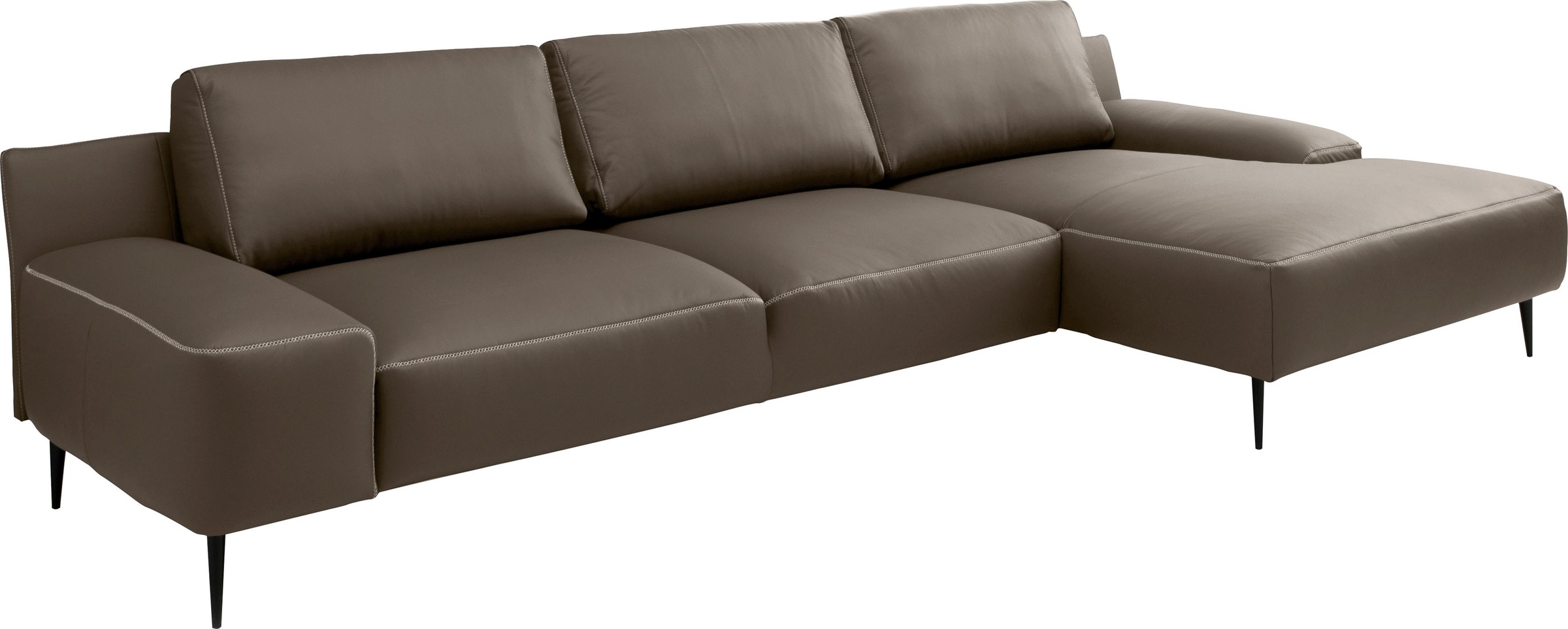 Thumbnail - designwerk Ecksofa "Forma L-Form, zeitloses Designsofa mit aktuellem Fuß", in hochwertiger Verarbeitung & tollem Sitzkom...