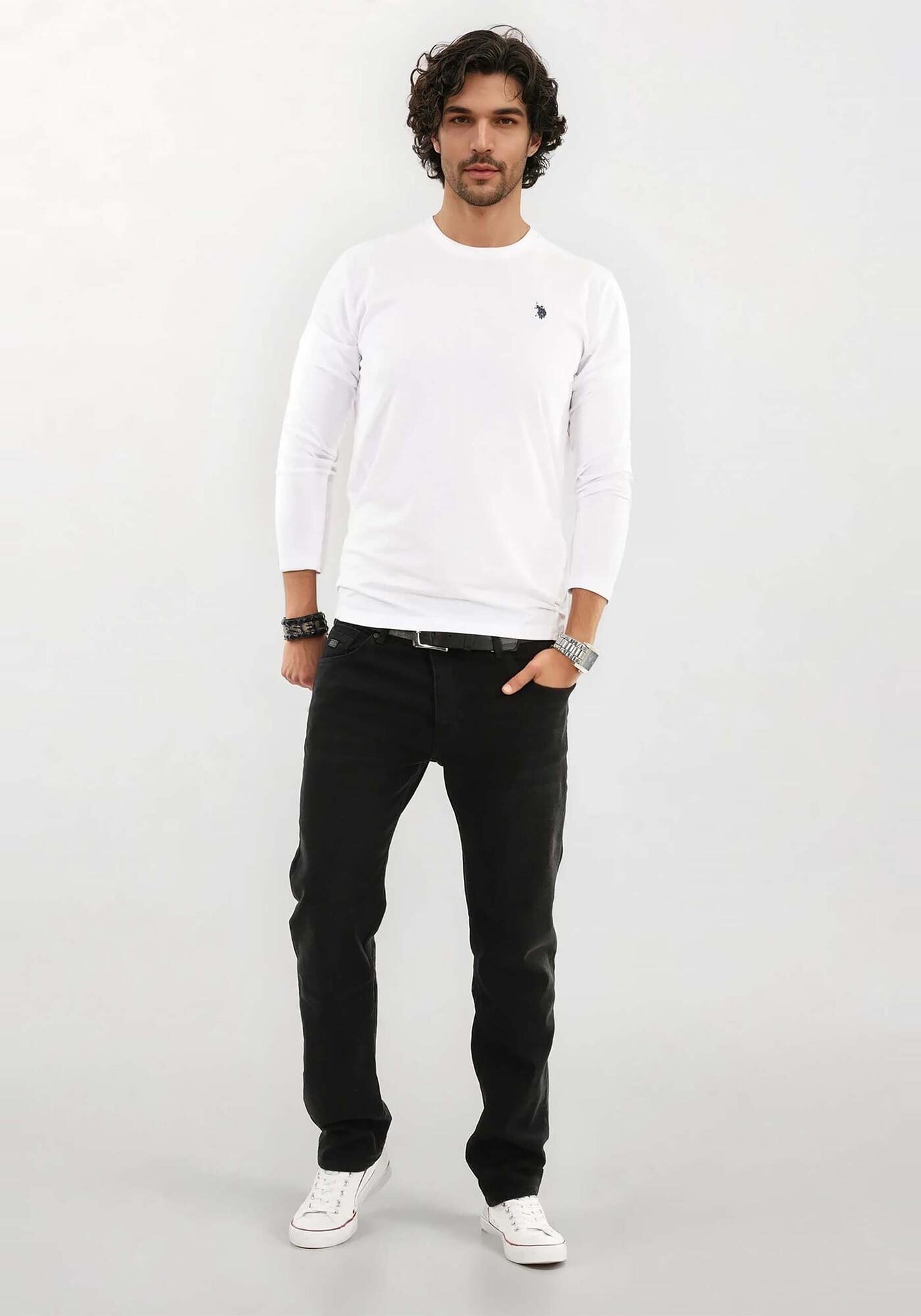 Alessandro Salvarini Comfort-fit-Jeans "A.Salvarini Designer Herren Jeans Hose Basic Jeanshose"