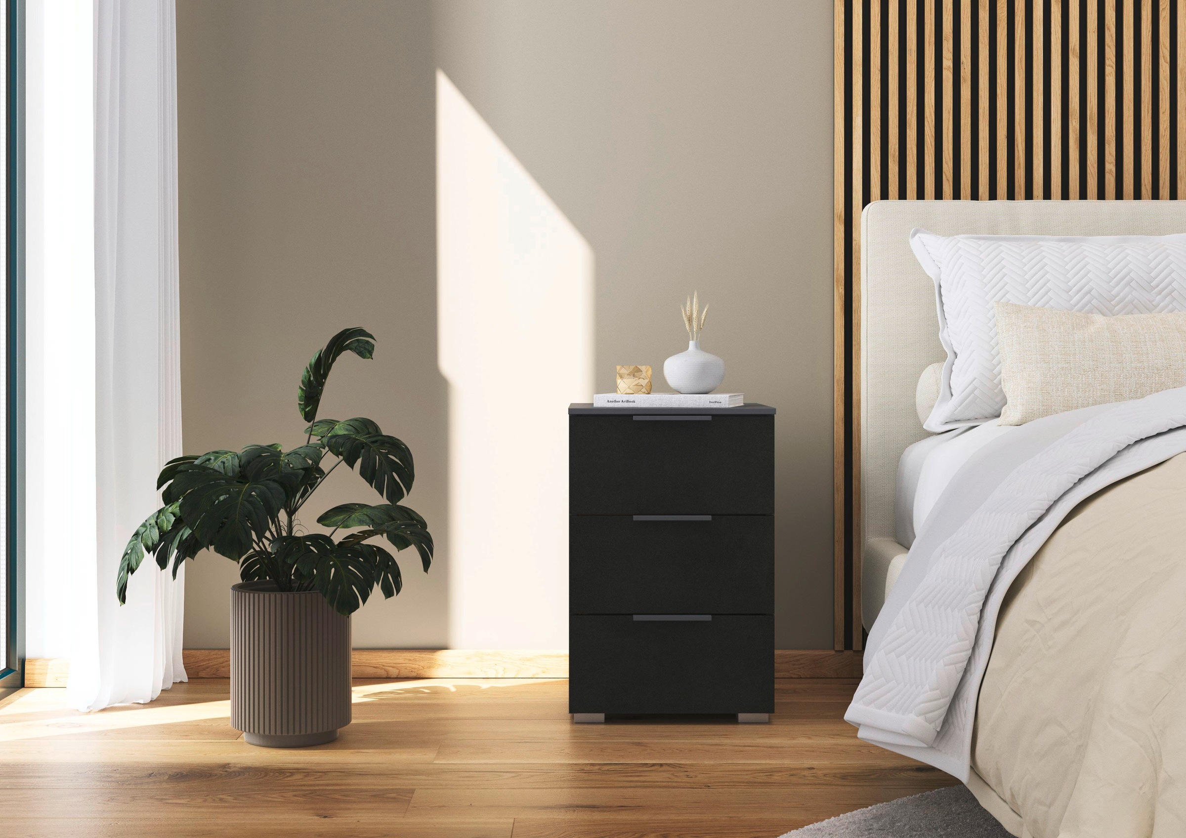 OTTO home Nachtkommode "Nachttisch Nachtkonsole AGORDO in Dekor- oder Hochg günstig online kaufen