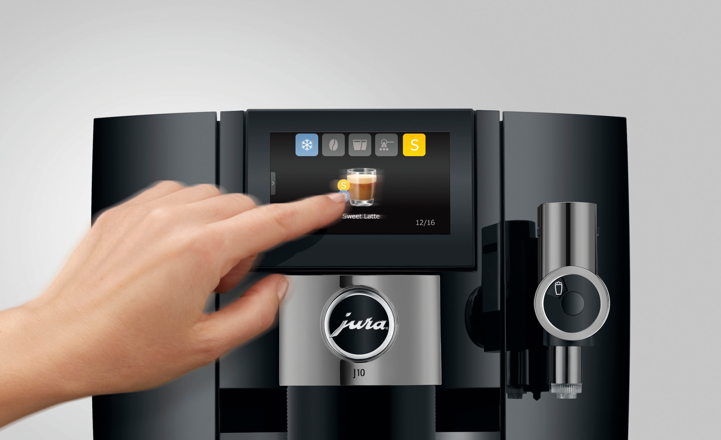 JURA Kaffeevollautomat »15562 J10 Piano Black (EA)«