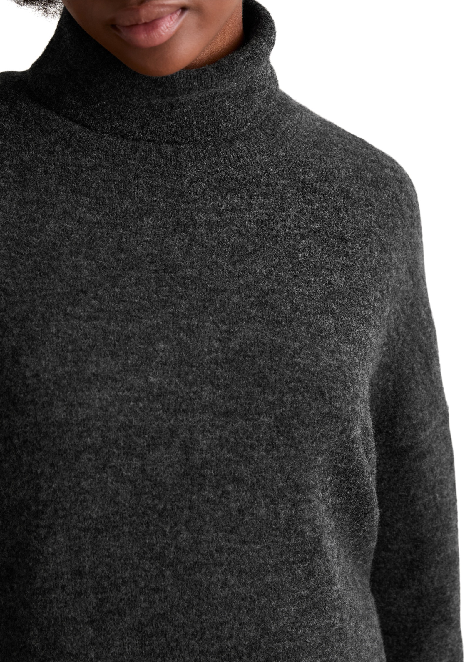 Thumbnail - Marc OPolo DENIM Rollkragenpullover aus softer Wollmischung, regular fit