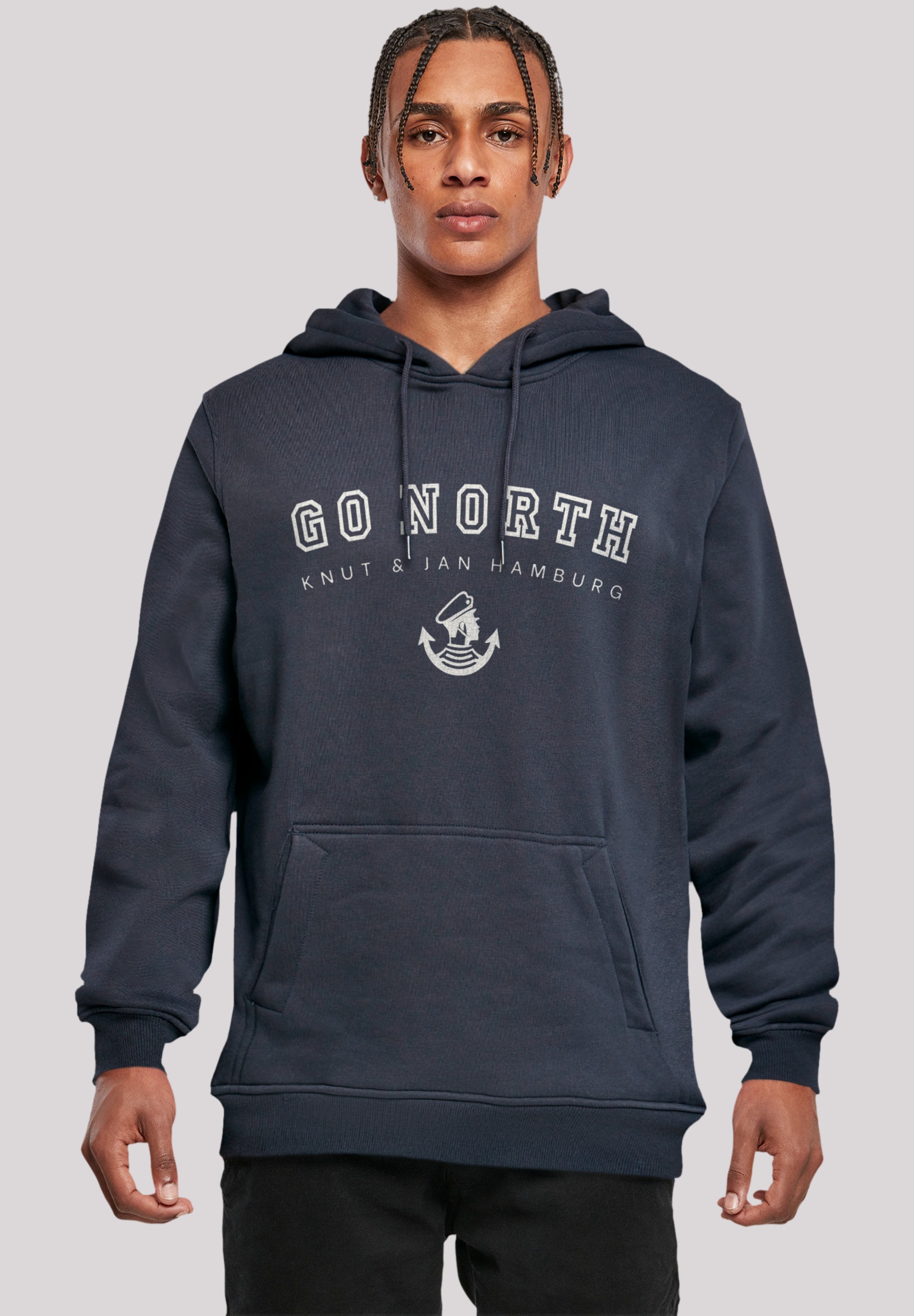 F4NT4STIC Kapuzenpullover "Go North", Print