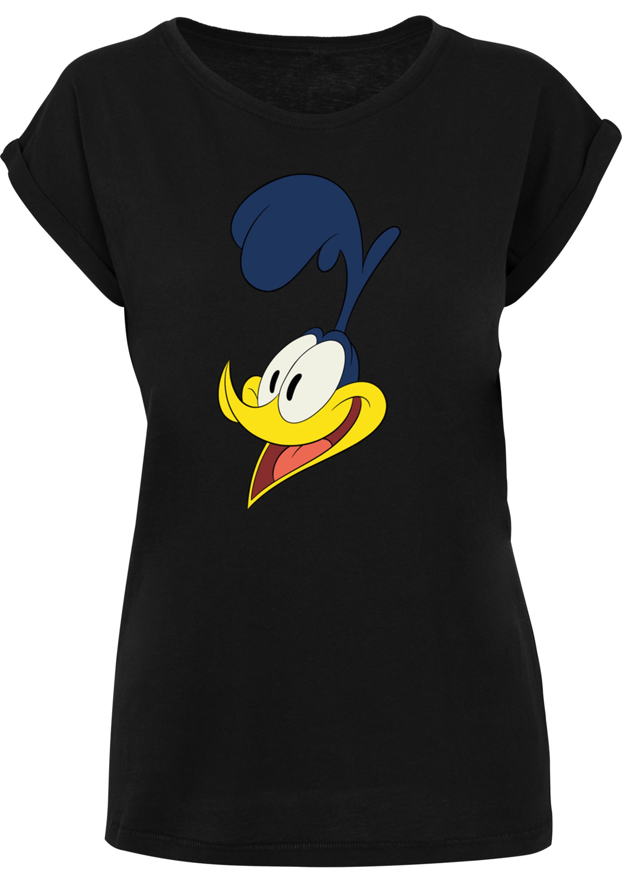 F4NT4STIC T-Shirt »Looney Tunes Road Runner Face«, Print