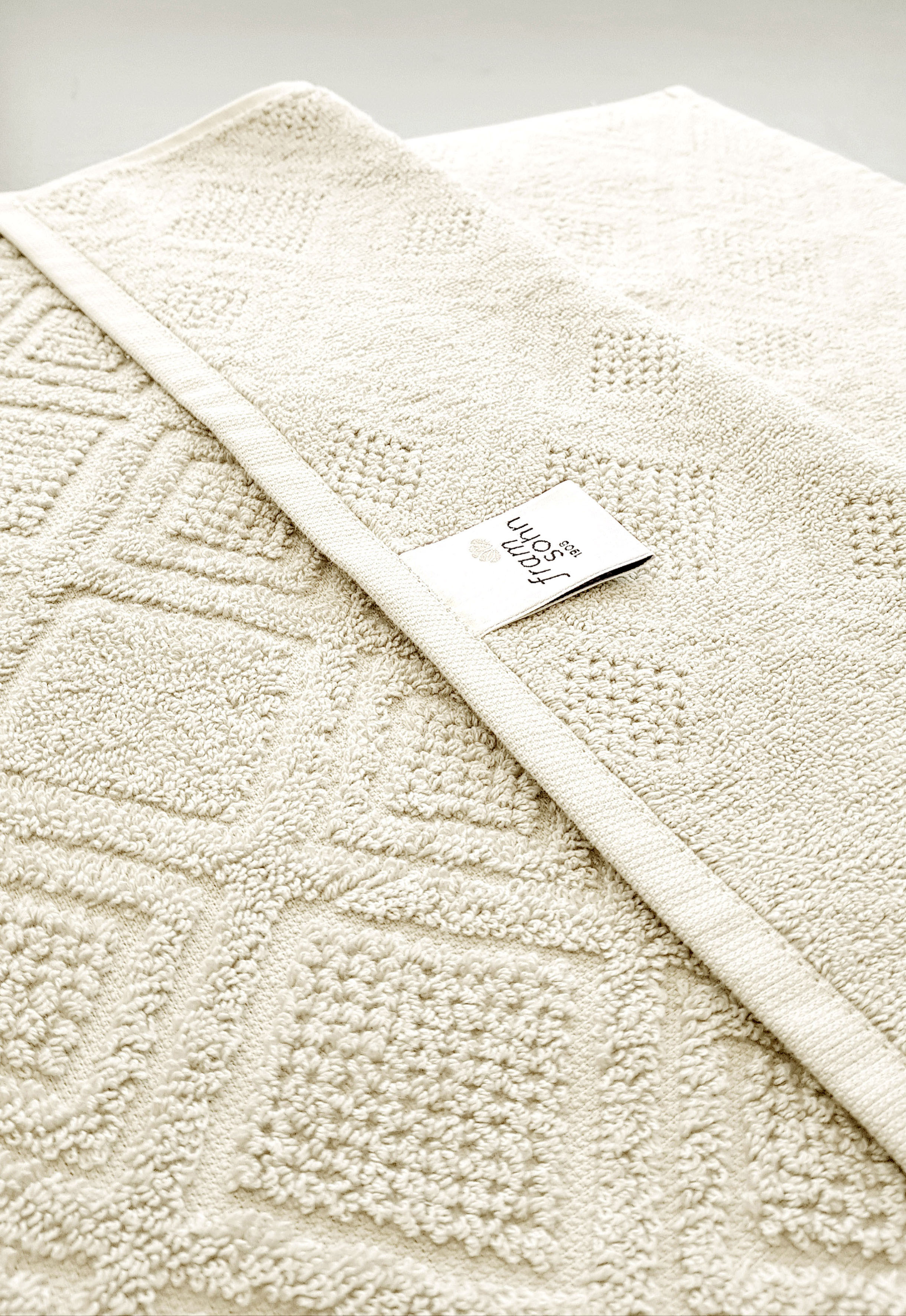 framsohn frottier Handtuch Set "Mosaik" gemustert, fein gewalkter Feinzwirn günstig online kaufen