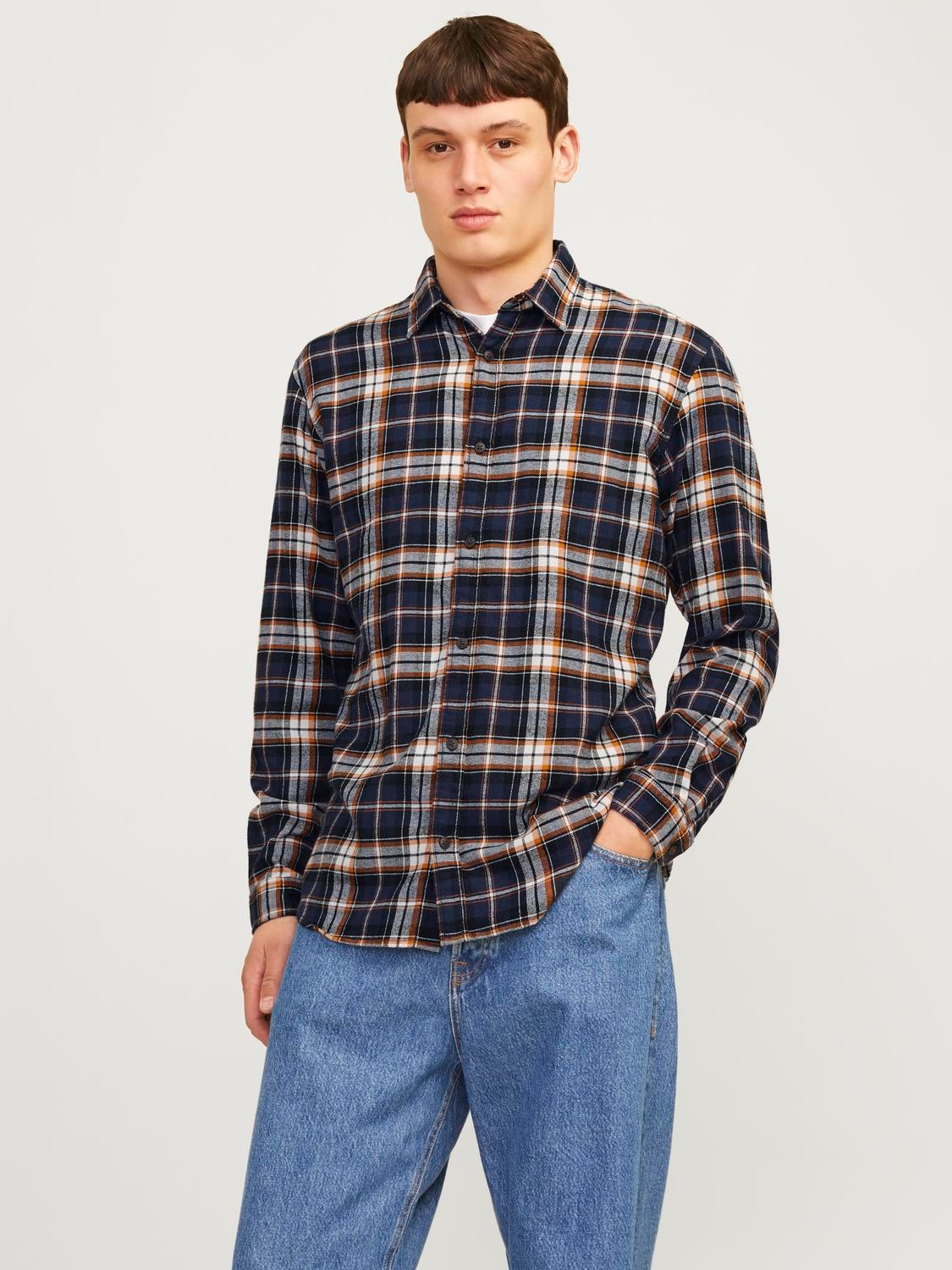 Jack & Jones Langarmhemd "JJJOSHUA FALL FLANNEL SHIRT LS" günstig online kaufen