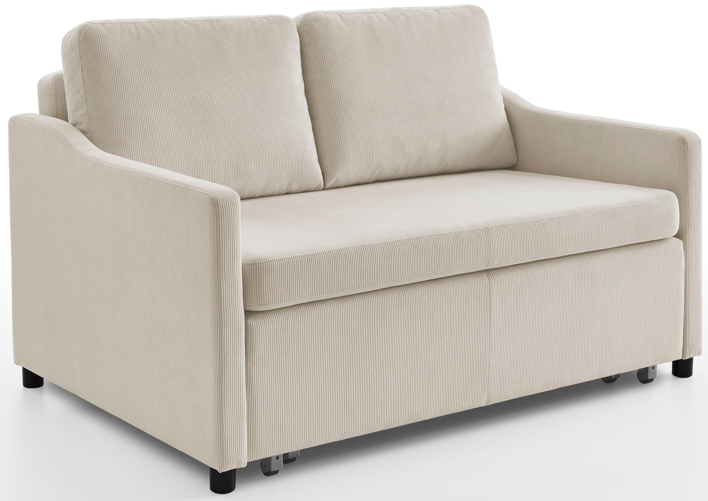 ATLANTIC home collection Schlafsofa »Anella«, mit Cord-Bezug, mit Schlaffunktion, frei im Raum stellbar