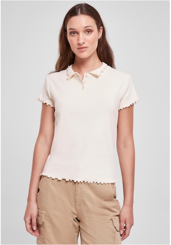 URBAN CLASSICS Strandshirt »Damen Ladies Rib Polo Tee...