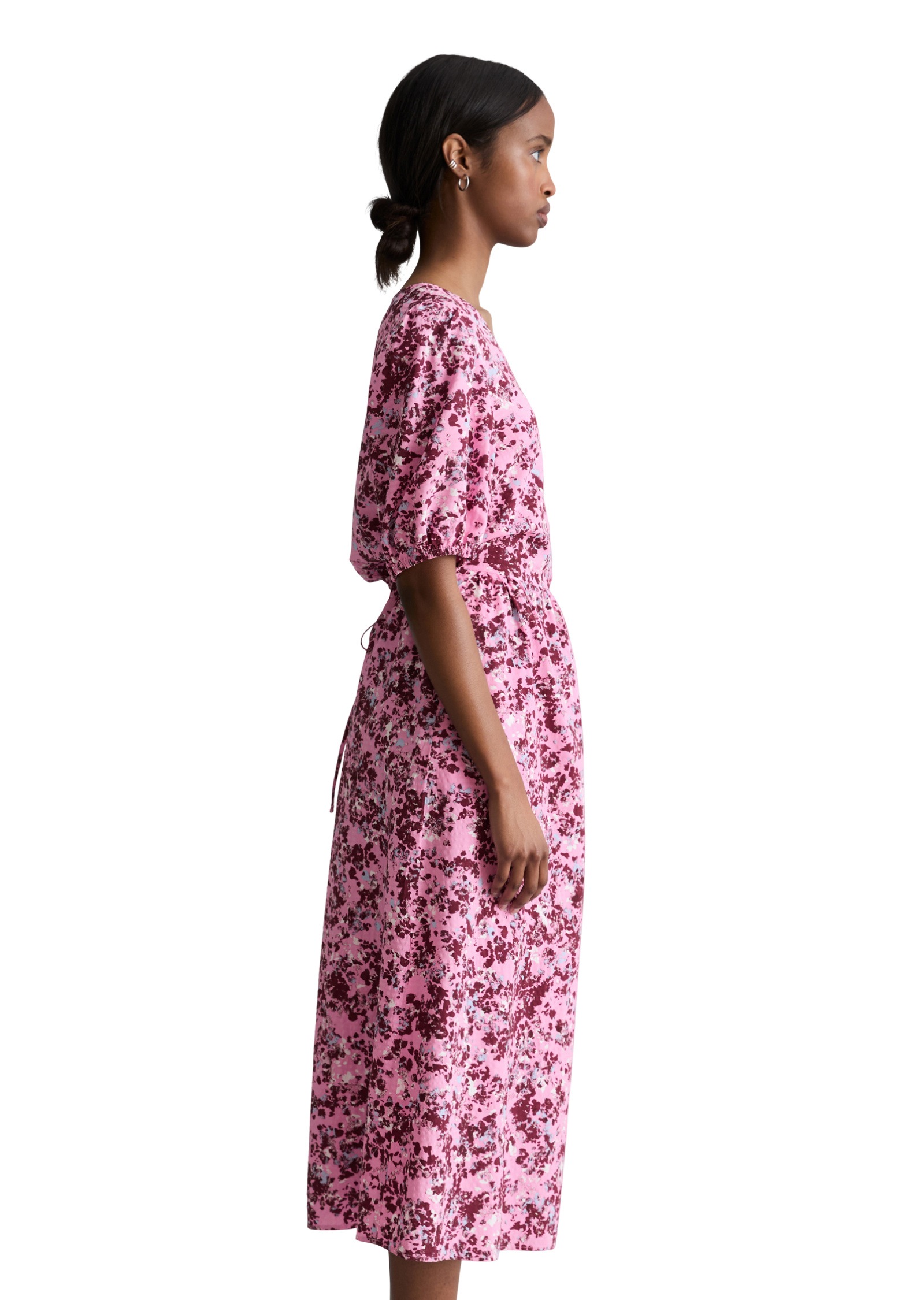 Marc O'Polo DENIM Druckkleid »aus Viskose-Mix mit Crinkle-Effekt«