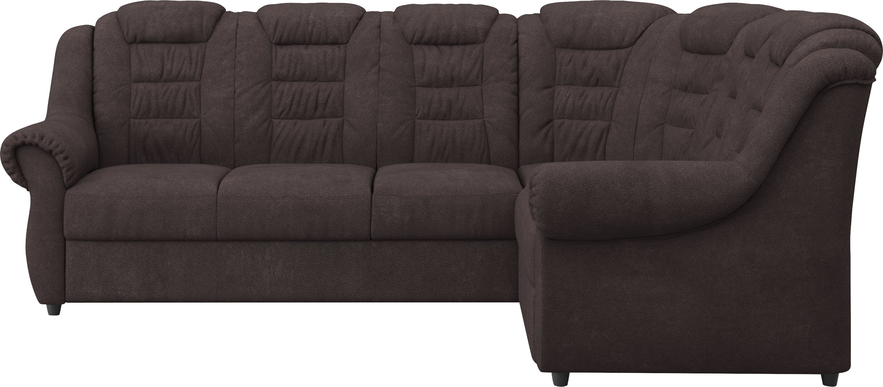 OTTO home Ecksofa "Boston L-Form" mit hoher Rückenlehne, wahlweise mit Schlaffunktion & Stauraum